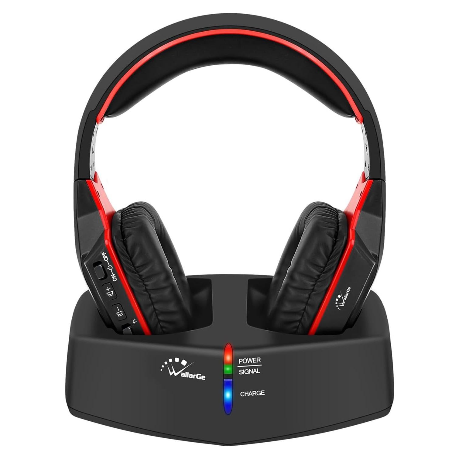 Auriculares Inalámbricos WallarGe para TV con Base RF 20h