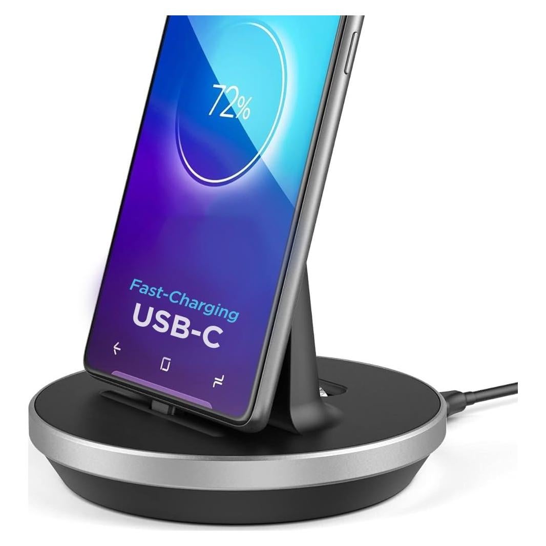 Soporte de Carga Encased USB-C Ajustable para Teléfonos y Tabletas