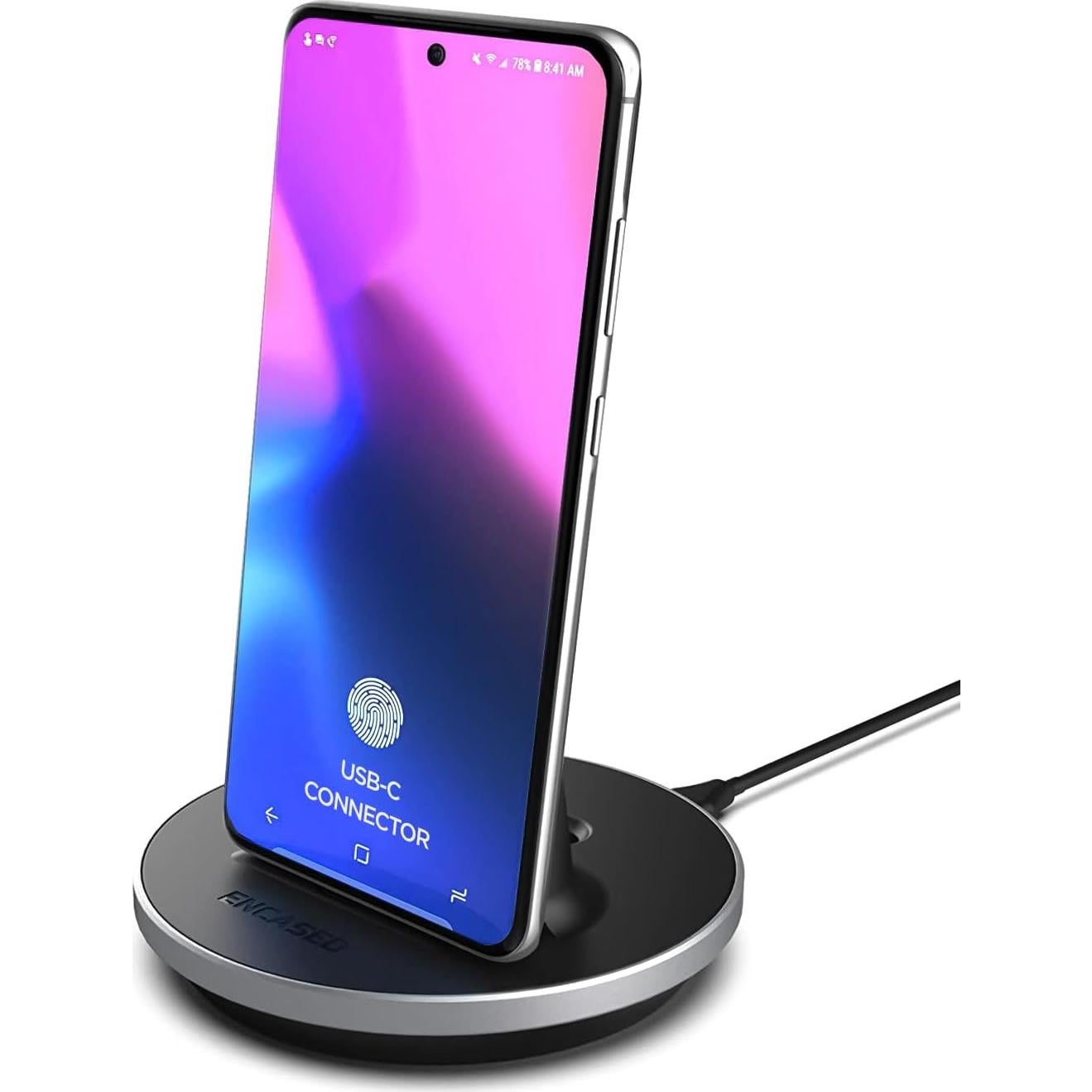 Soporte de Carga Encased USB-C Ajustable para Teléfonos y Tabletas