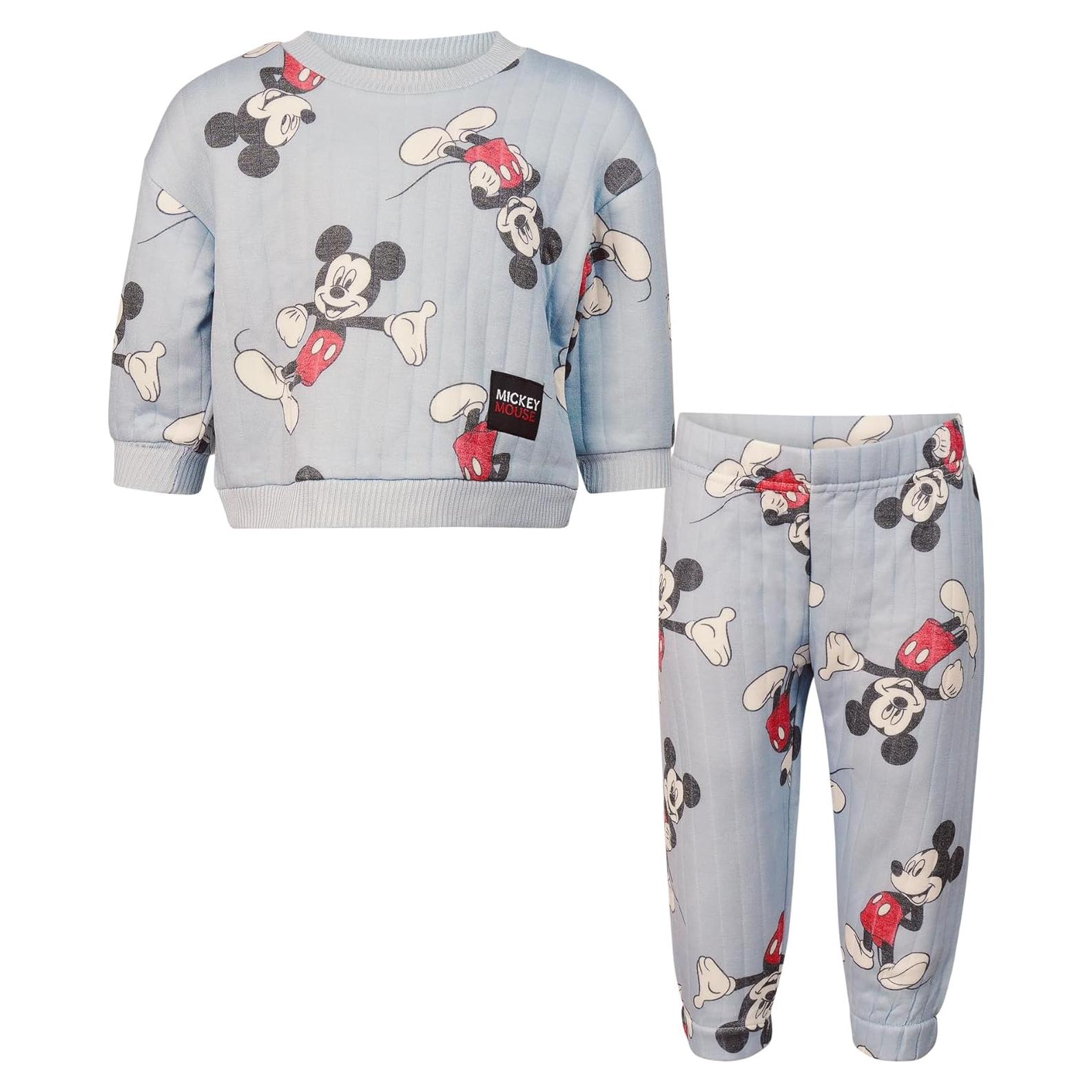 Conjunto de Ropa Disney Bebés 12M-24M Forro Polar Mickey