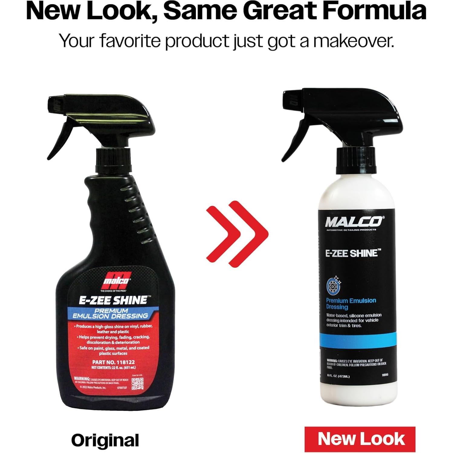 Malco E-ZEE Shine Dressing 16 oz - Emulsión para Vehículos