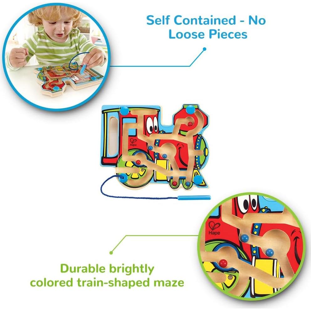 Rompecabezas Magnético de Madera Hape Choo Choo Tracks 15.5x19.6cm