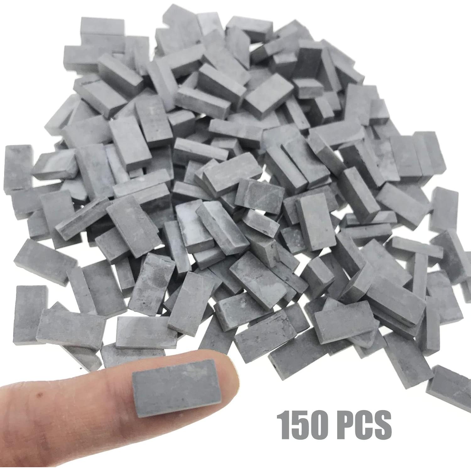 Woohome Mini Ladrillos de Pared Grises 150 PCS para Modelos