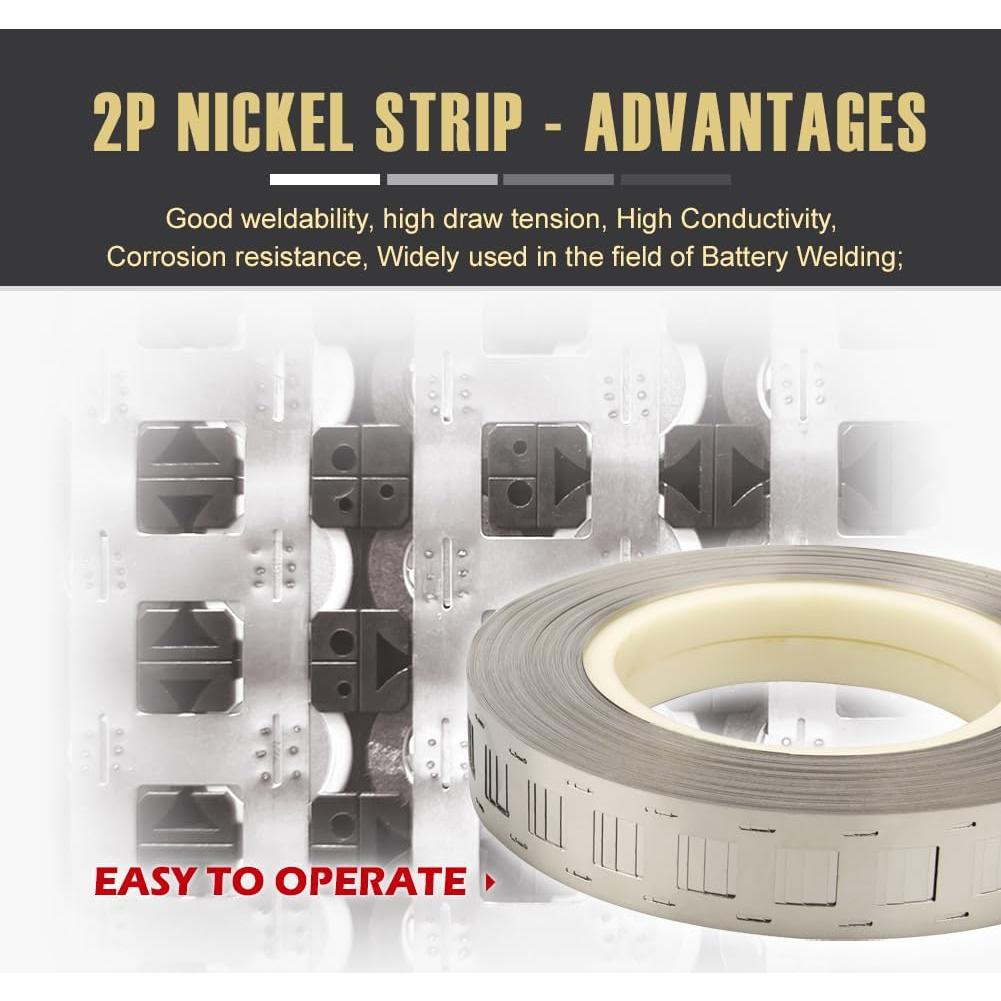 Tira de Níquel 0.15x27mm MatchWhiz 5M para Soldadura de Baterías