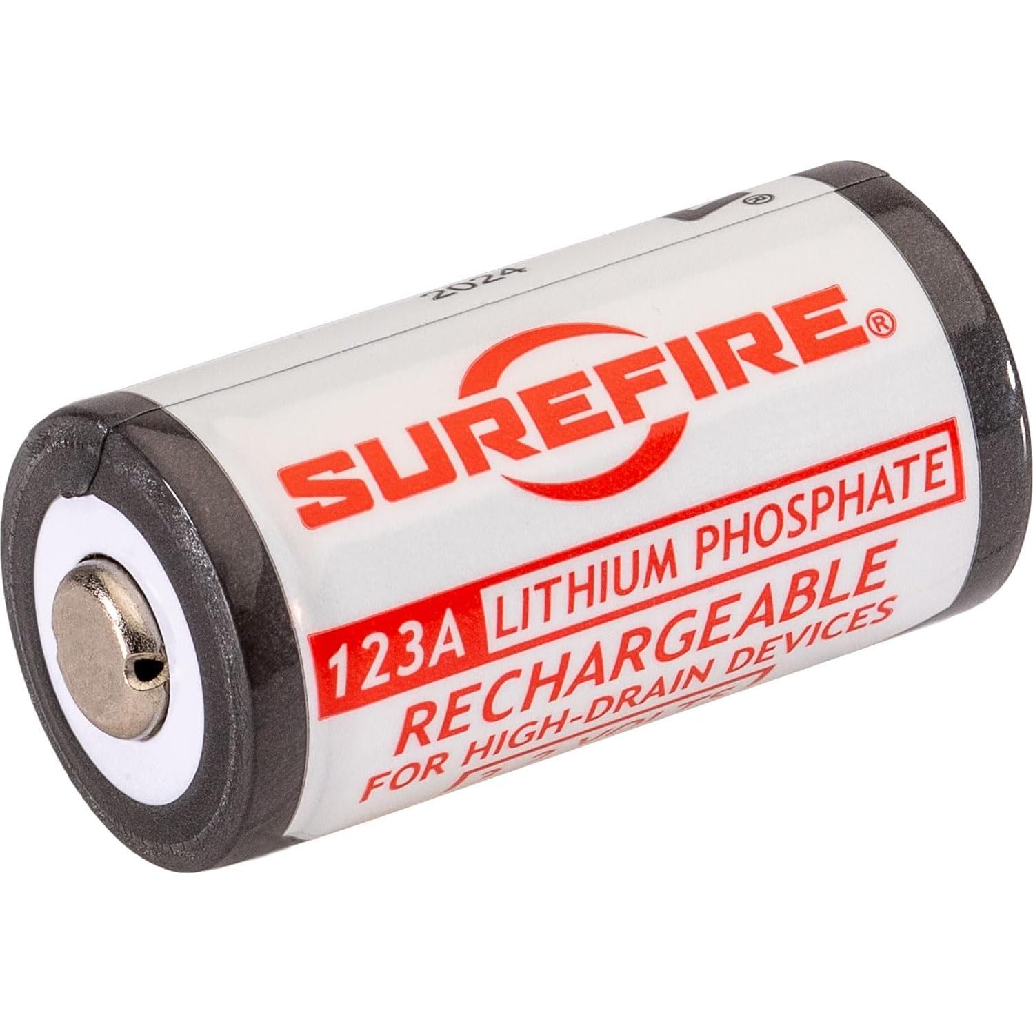 Baterías recargables SureFire SFLFP123 450mAh 2 unidades