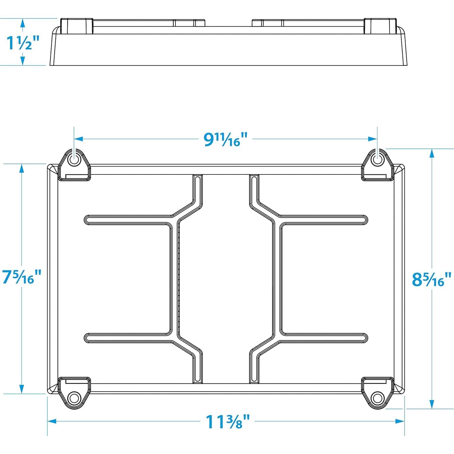 Bandeja de Batería Seachoice Grupo 24 con Correa 28.8x18.5cm