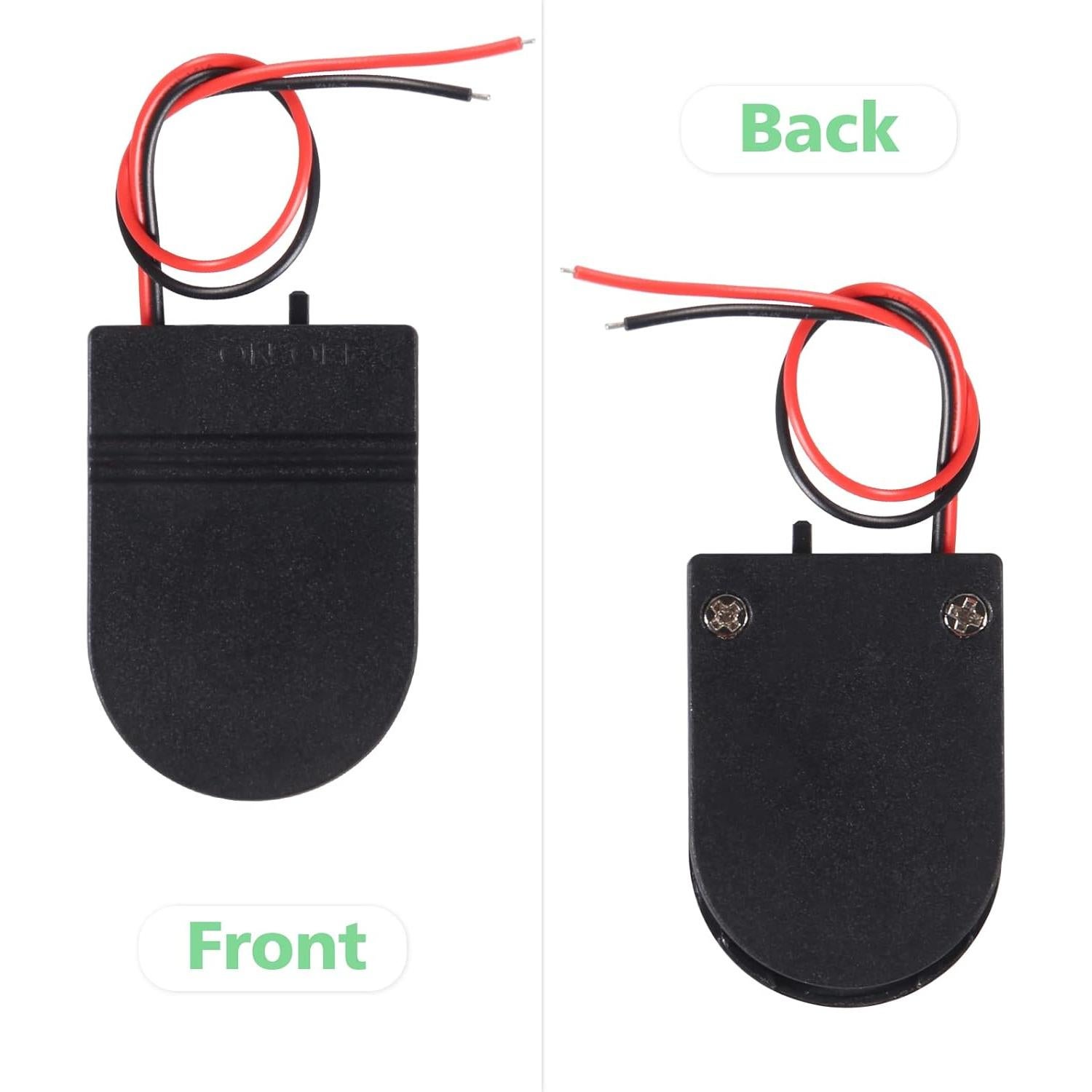 6 Soportes de Batería CR2032 con Interruptor ON/OFF - Coliao