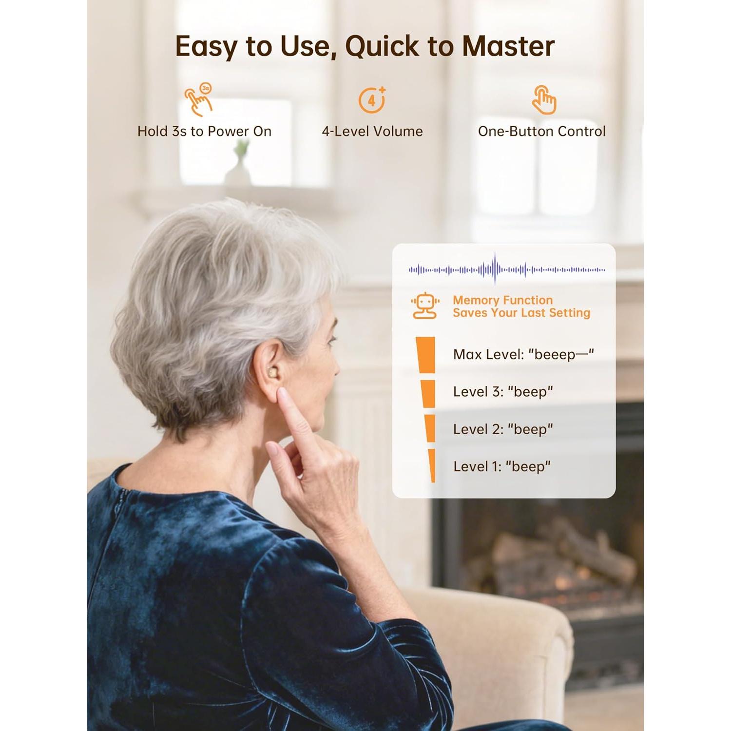 Ayudas Auditivas Recargables BIGPROT Mini Invisibles 100h