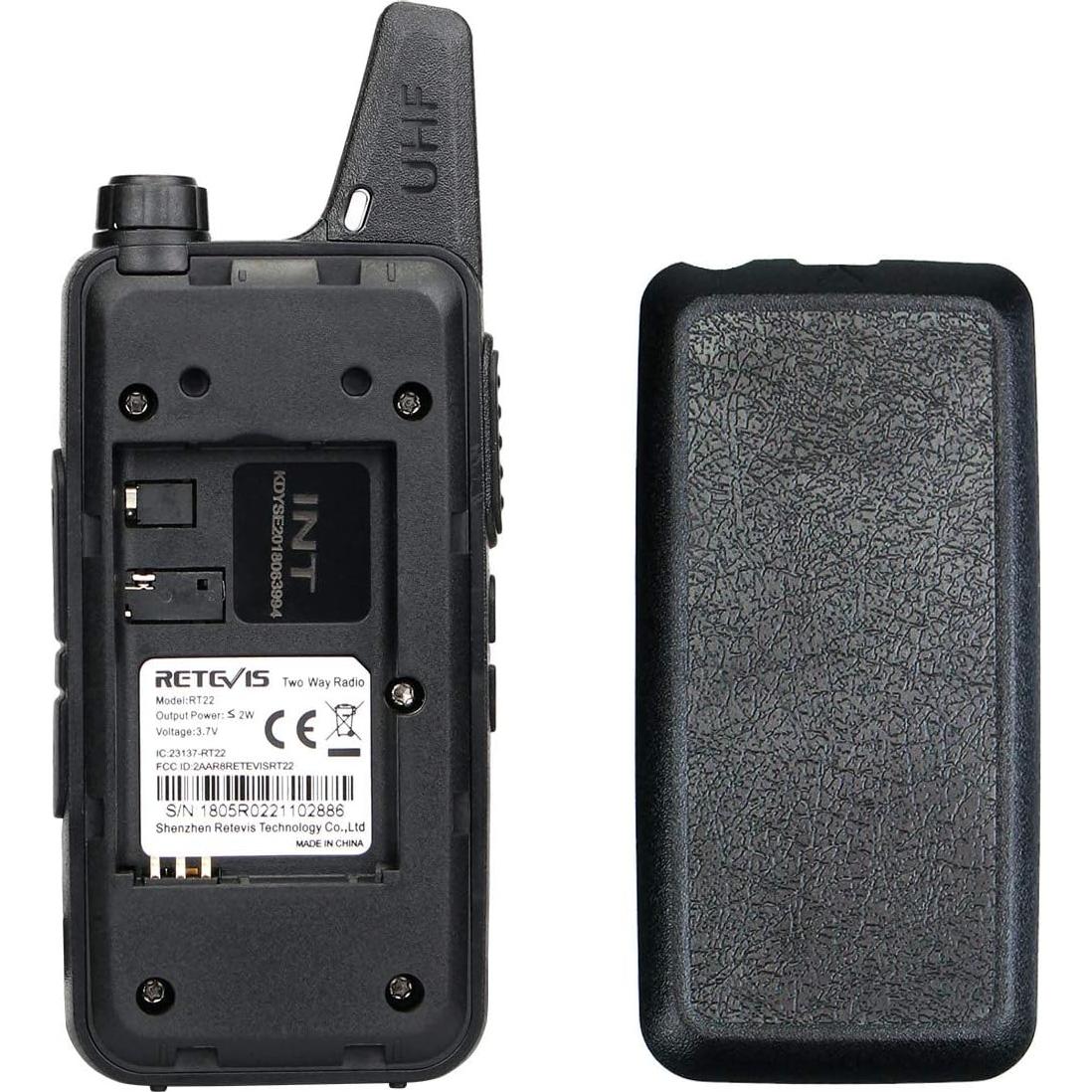 Walkie Talkies Retevis RT22 Recargables 6 Paquete Manos Libres