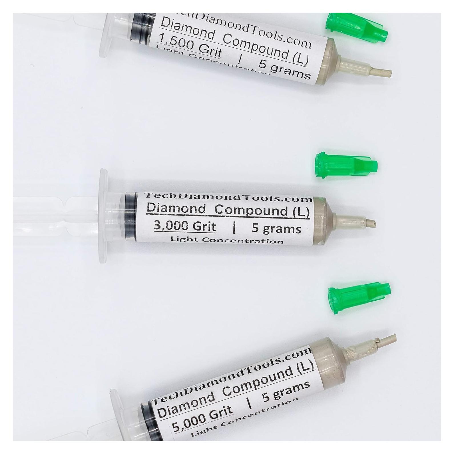 Kit de Pulido de Diamante TechDiamondTools 1500 3000 5000 Grano