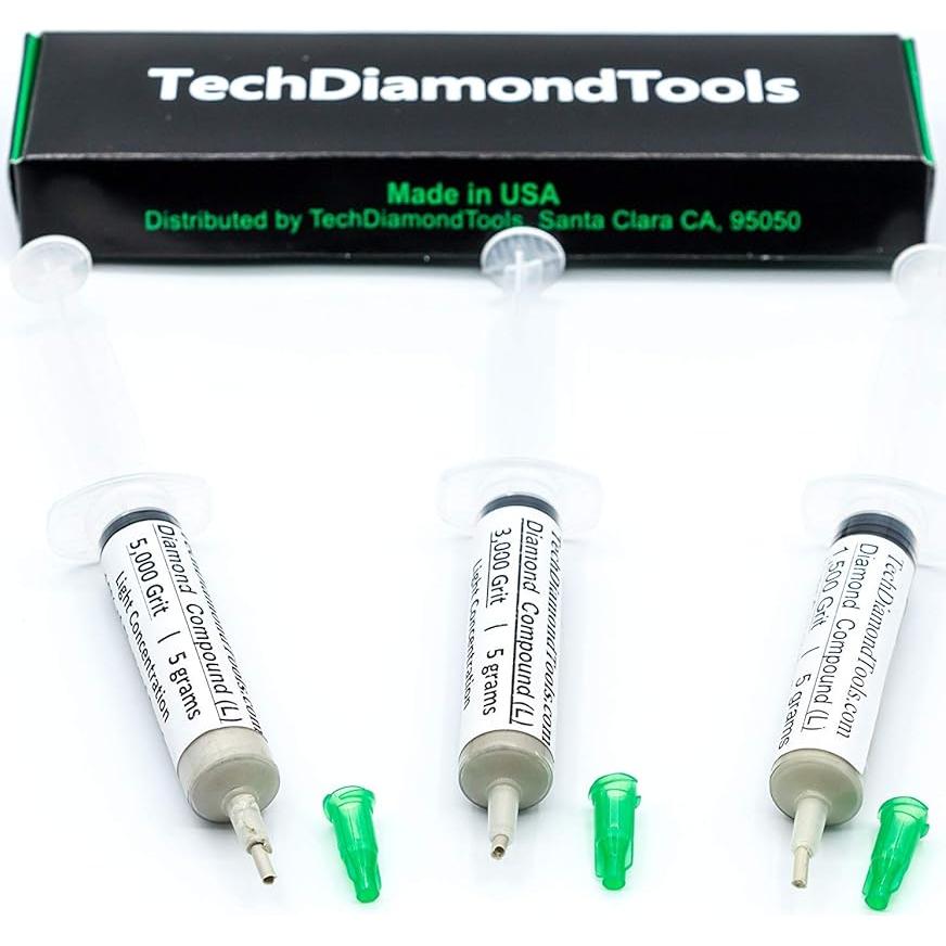 Kit de Pulido de Diamante TechDiamondTools 1500 3000 5000 Grano