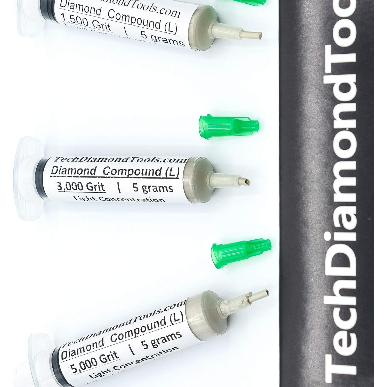 Kit de Pulido de Diamante TechDiamondTools 1500 3000 5000 Grano