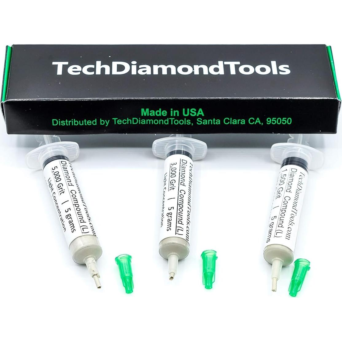 Kit de Pulido de Diamante TechDiamondTools 1500 3000 5000 Grano