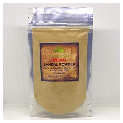 Polvo de Sándalo Especial Pam Herbals 50g para Facial DIY