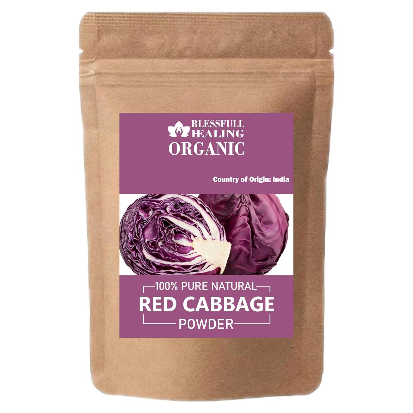 Polvo de Repollo Rojo Orgánico Blessfull Healing 100 Gr