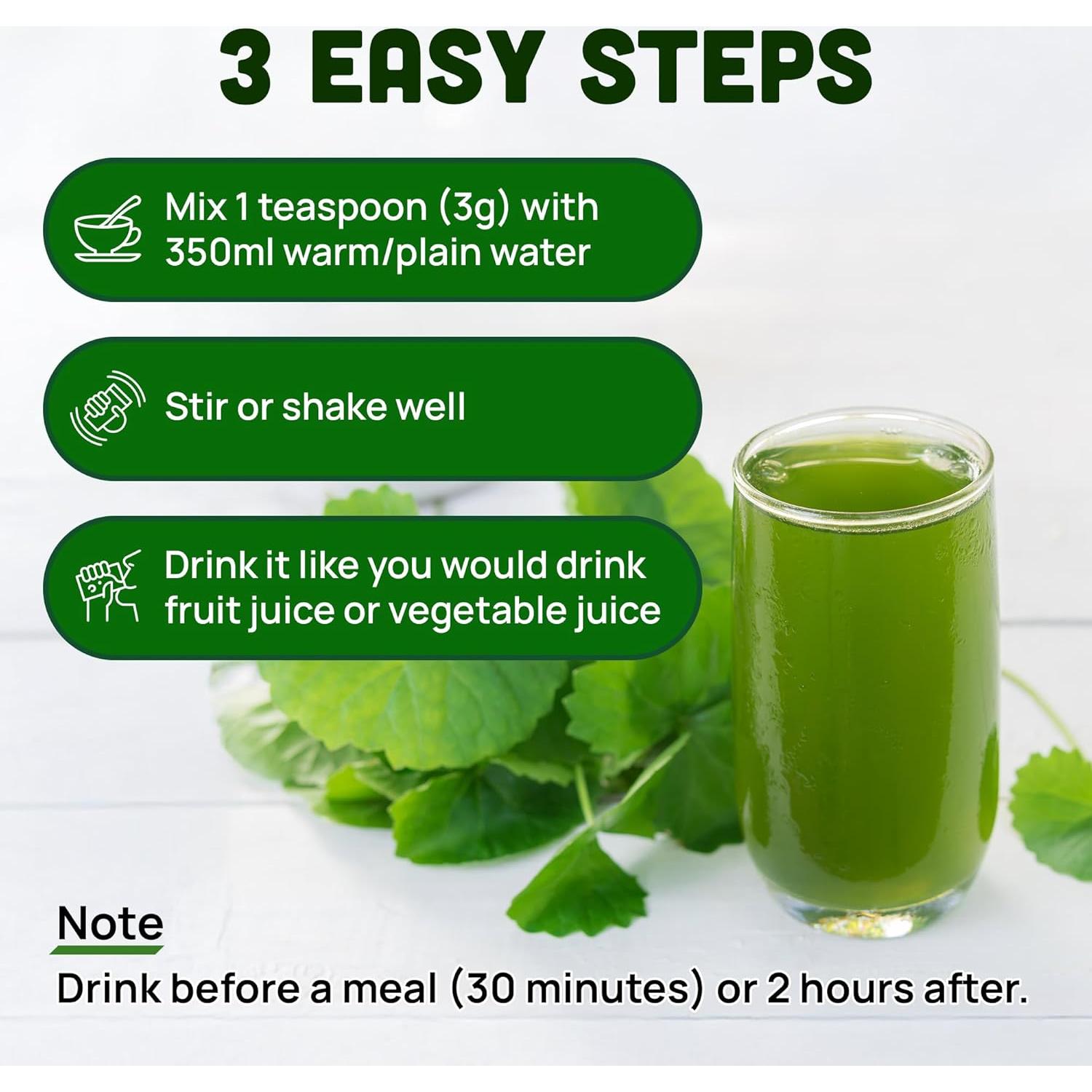 Polvo de Centella Asiática Liofilizado Dalahouse 120 g - Suplemento Natural