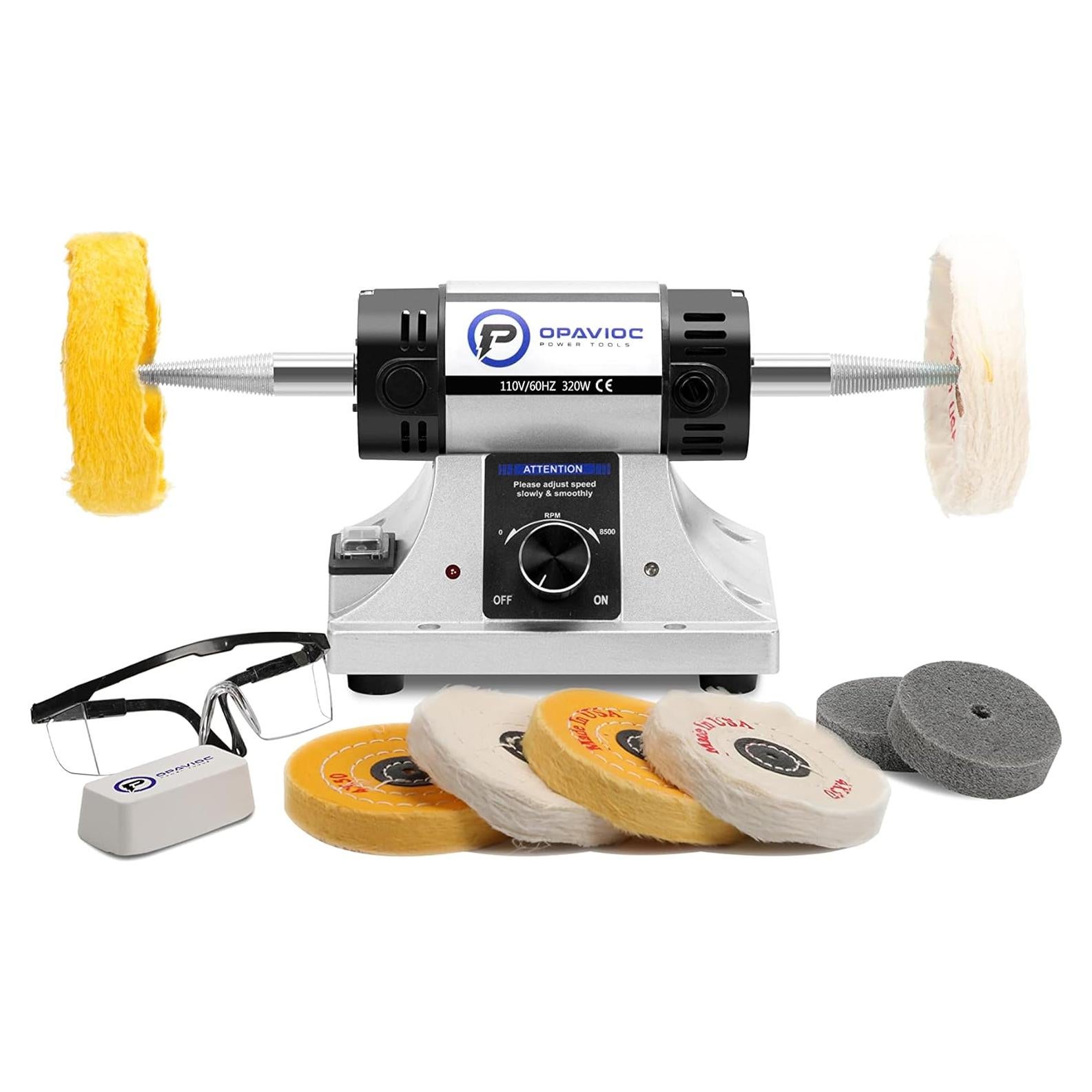 Pulidor de Joyas OPAVIOC SY320 320W Velocidad Ajustable