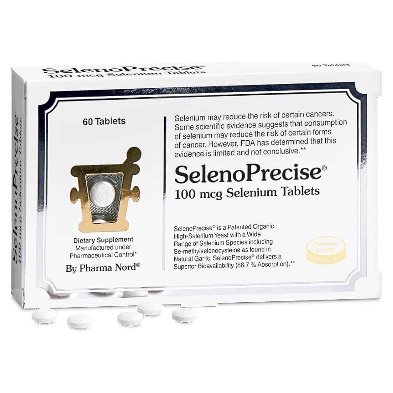 SelenoPrecise Pharma Nord 100 mcg 60 Tabletas Antioxidante