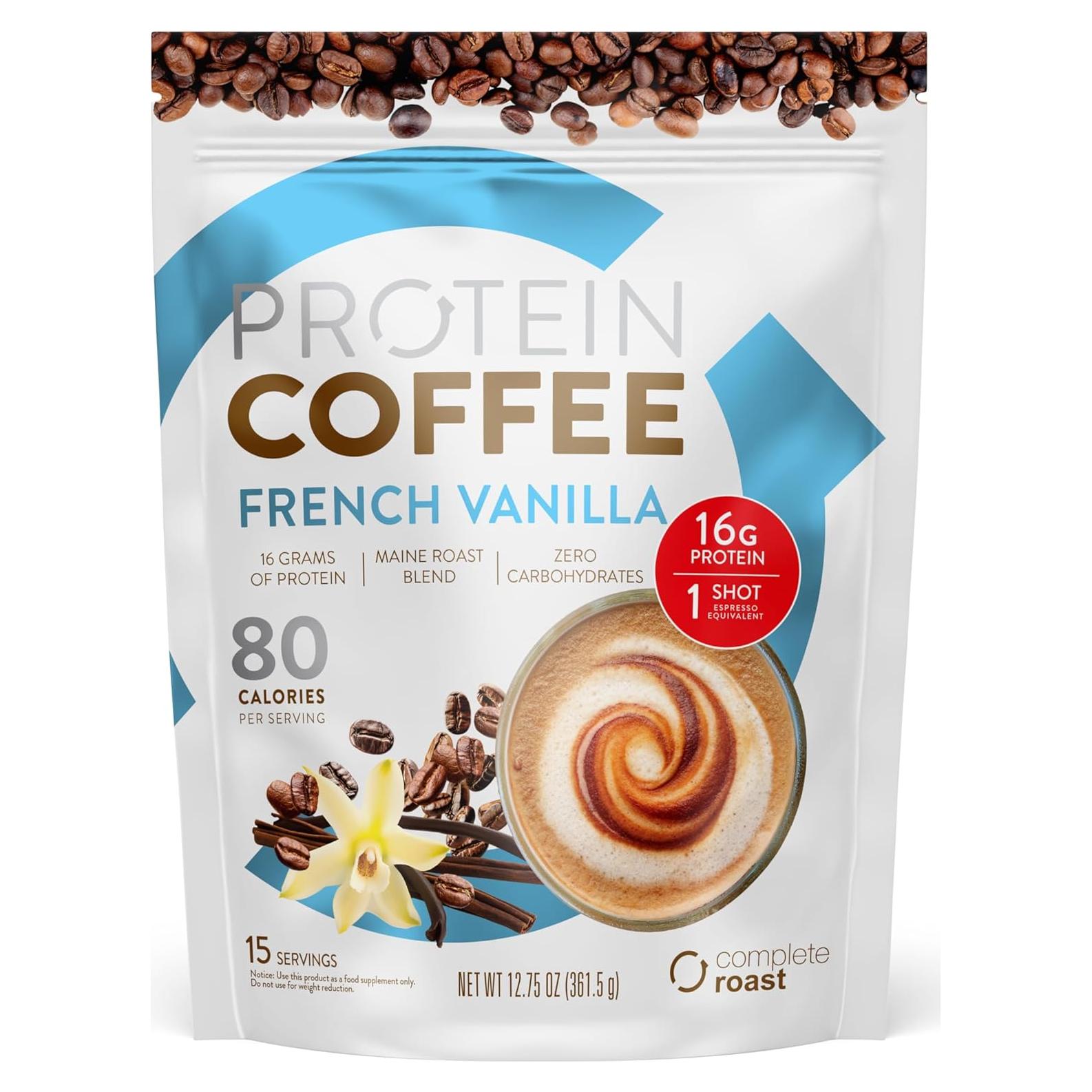 Café Proteico Tostado Completo Vainilla Francesa 368g