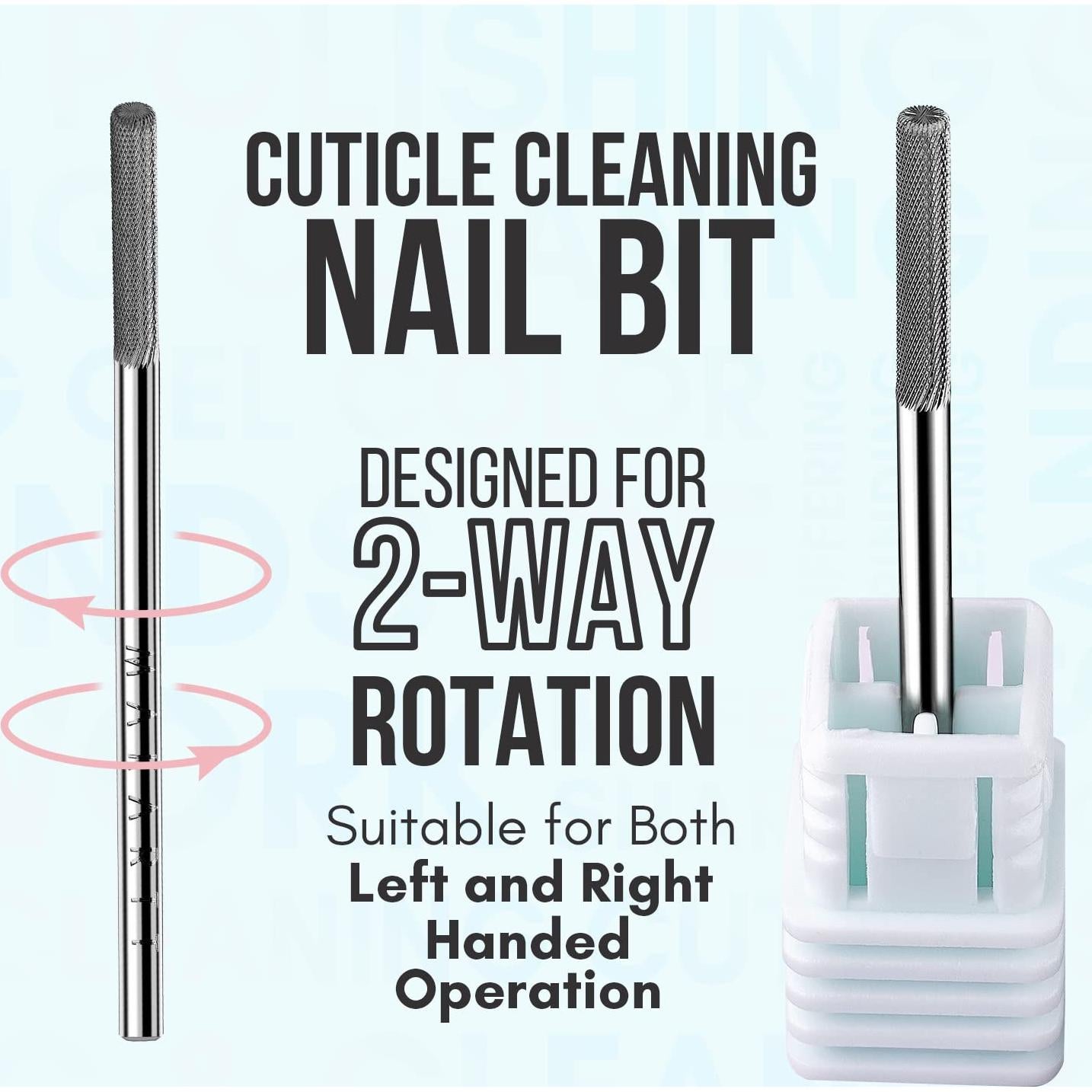 Broca de Uñas Makartt 3XF para Cutículas 2,38 cm Fina