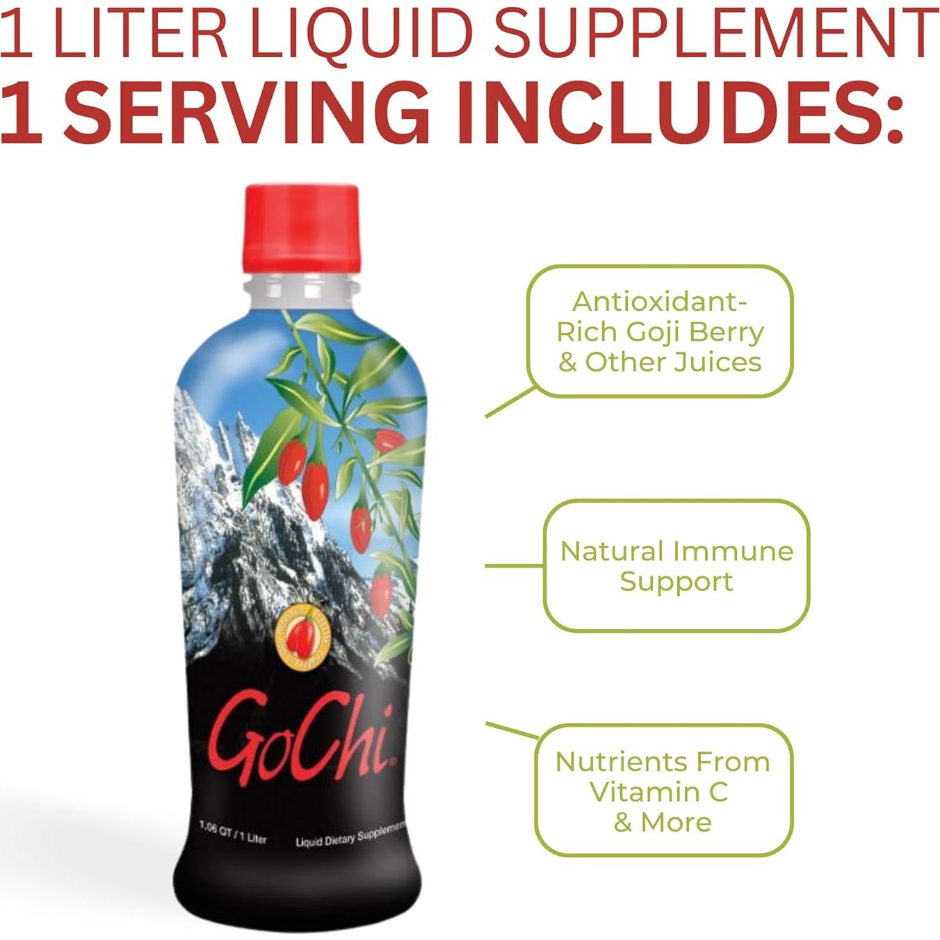 Jugo de Goji Youngevity GoChi 1 Litro Antioxidante Sin Azúcar