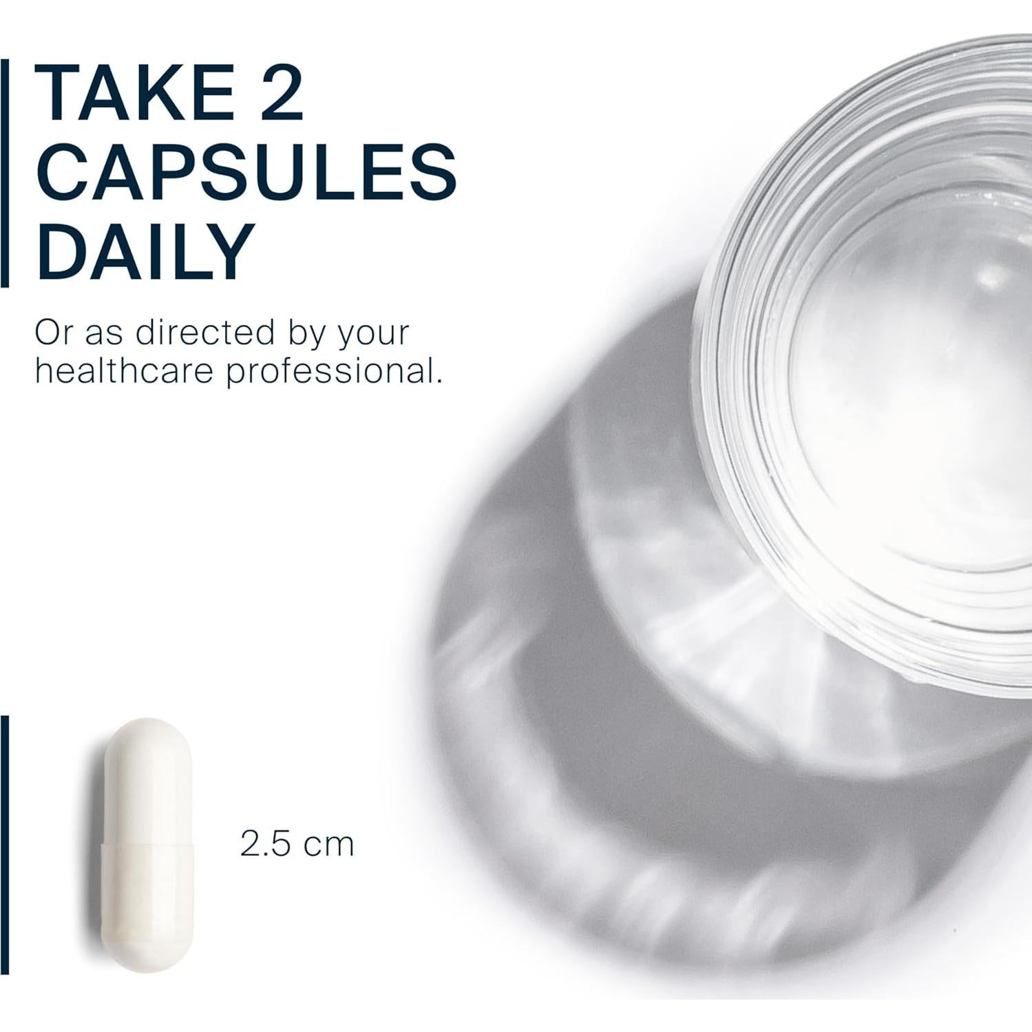 Suplemento de Magnesio Glicinato y Malato Vital Nutrients 100 Cápsulas