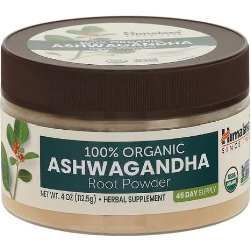 Polvo de Ashwagandha Orgánico Himalaya 113.4 g - Alivio Estrés