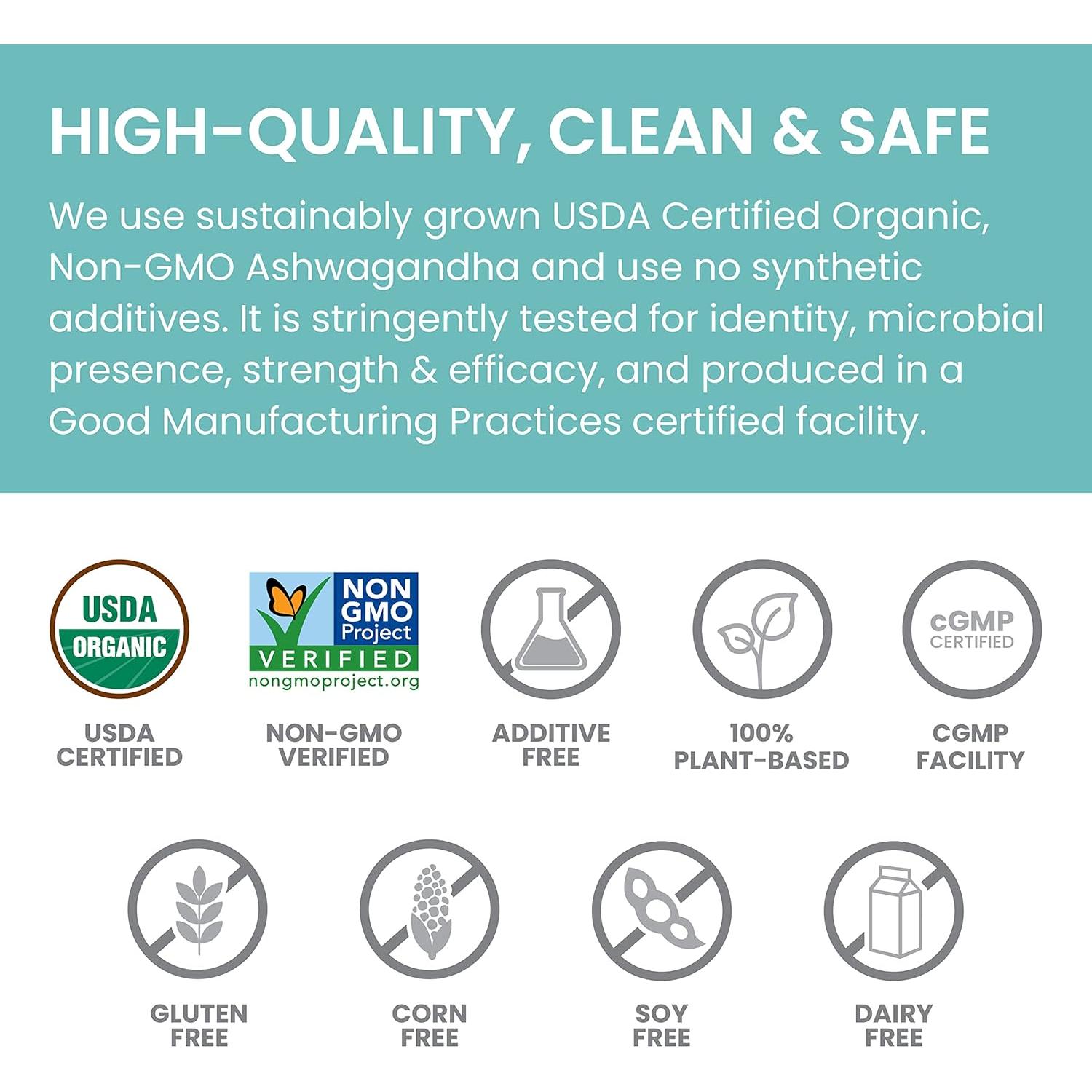 Polvo de Ashwagandha Orgánico Himalaya 113.4 g - Alivio Estrés