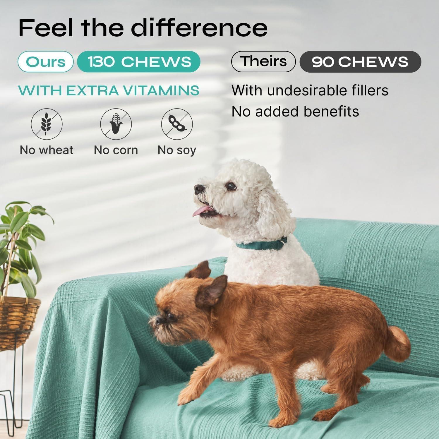 Masticables Calmantes para Perros Vetrica 130 Unidades