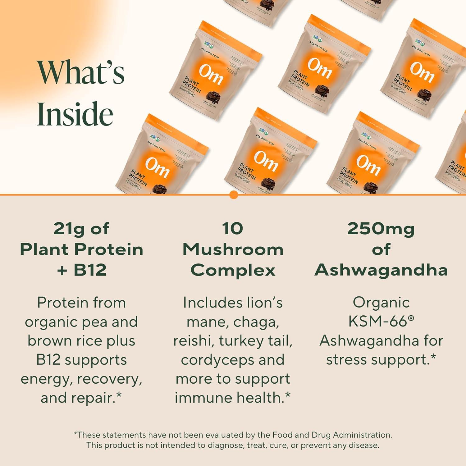 Proteína Vegana OM Mushroom Superfood Chocolate 0.54 kg