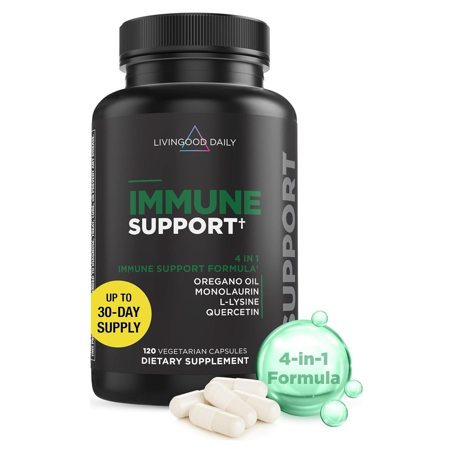 Suplemento Inmunológico Livingood Daily 4-en-1, 120 Cápsulas