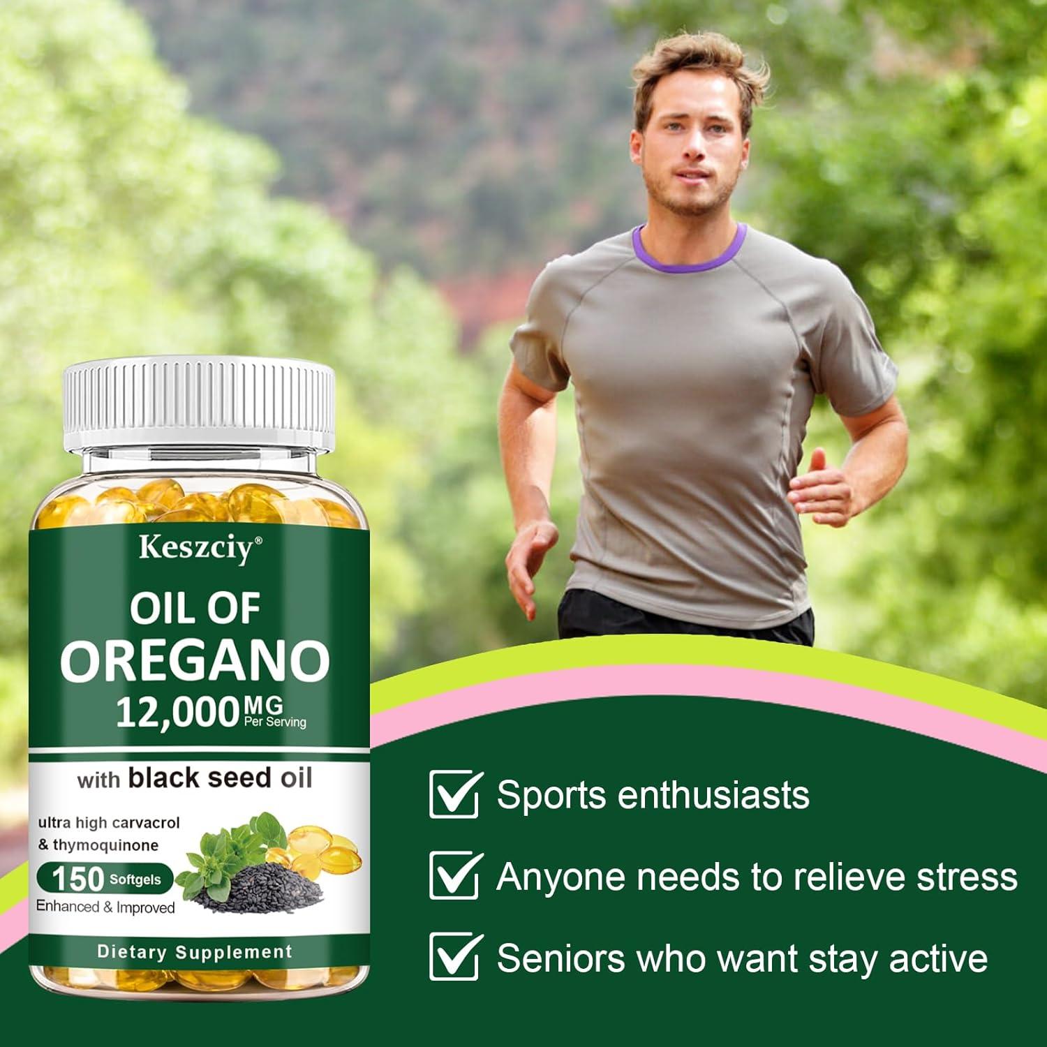 150 Cápsulas Blandas Aceite de Orégano Keszciy 12000mg