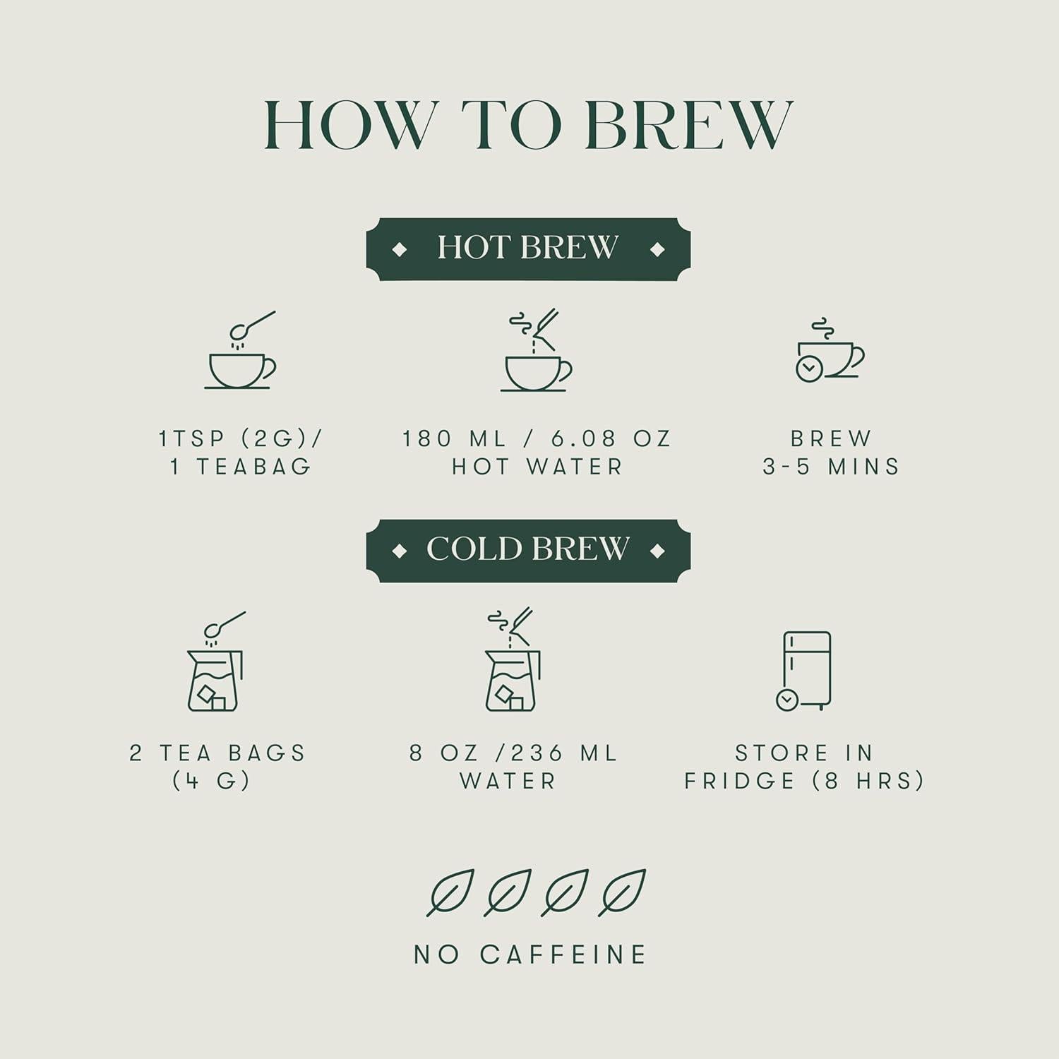 Té Orgánico Luxmi Estates Ashwagandha y Cúrcuma 100g - 50 Tazas