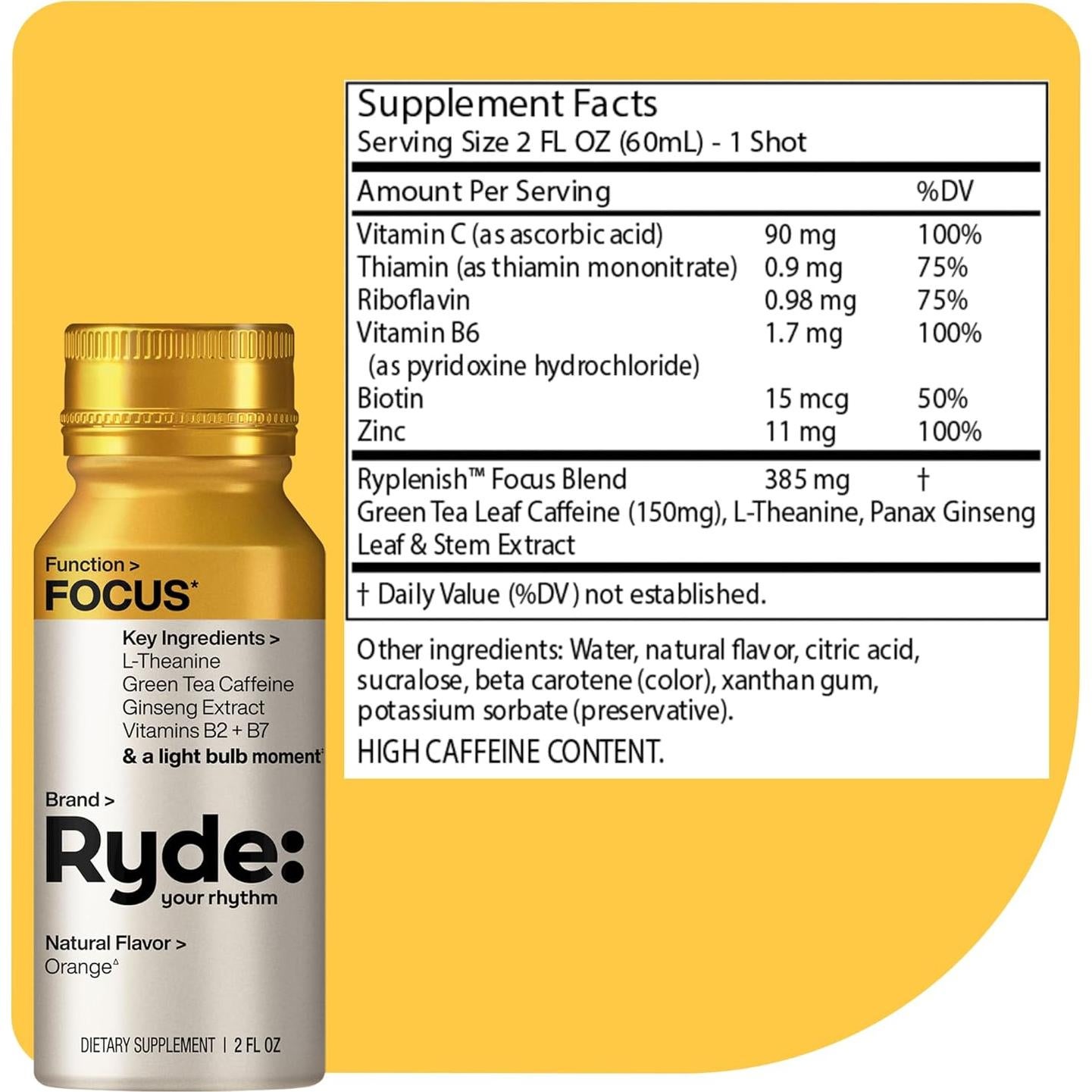 Ryde Paquete de Descubrimiento 24 Disparos Energía Enfoque Relax