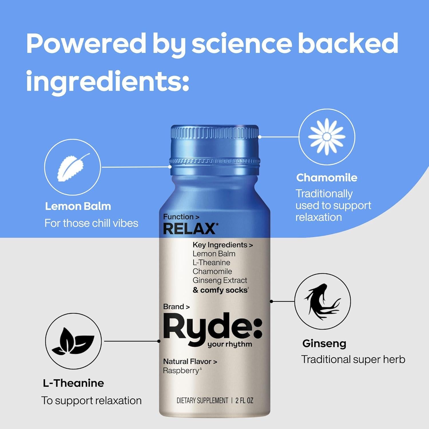 Ryde Paquete de Descubrimiento 24 Disparos Energía Enfoque Relax