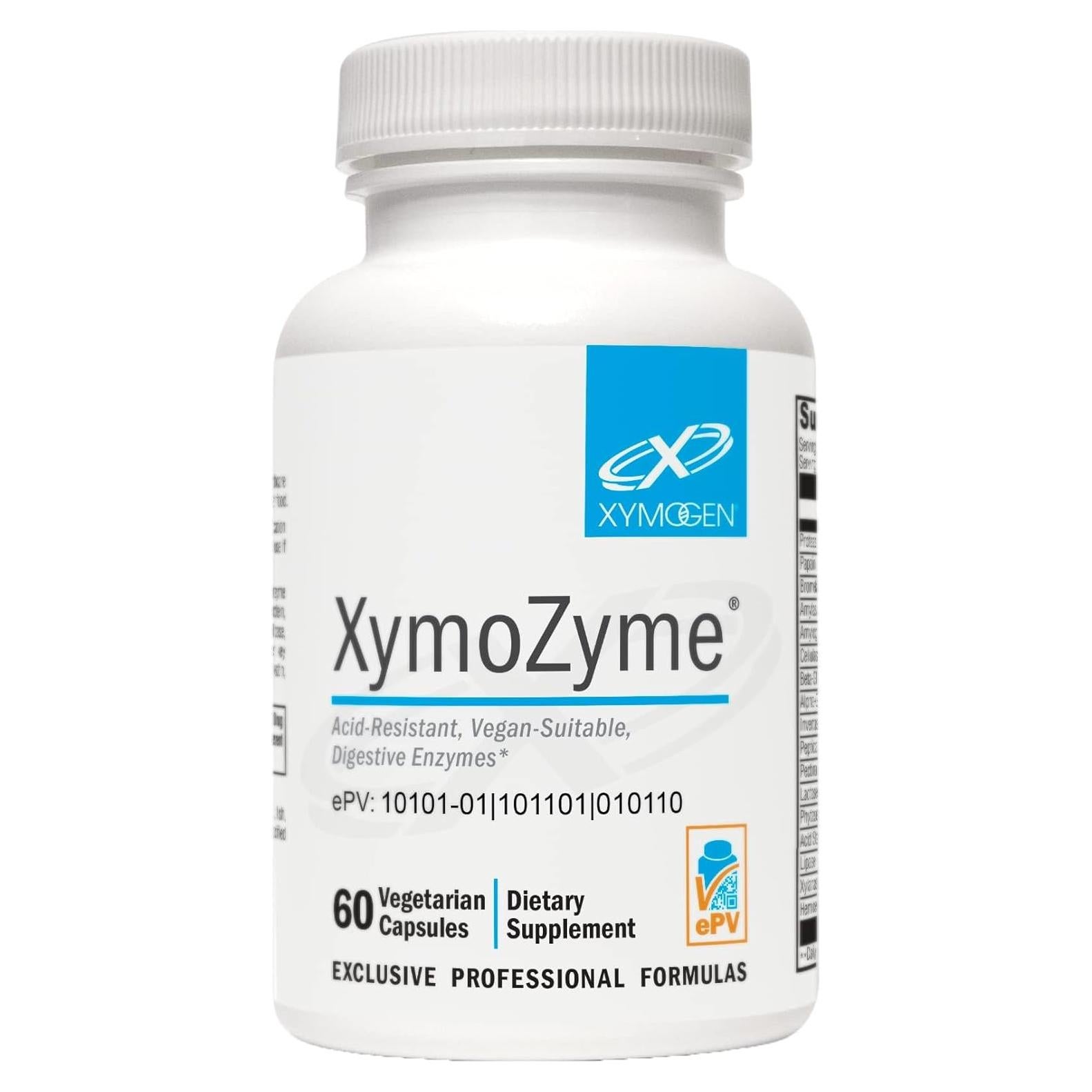 XymoZyme Enzimas Digestivas Veganas Xymogen 60 Cápsulas