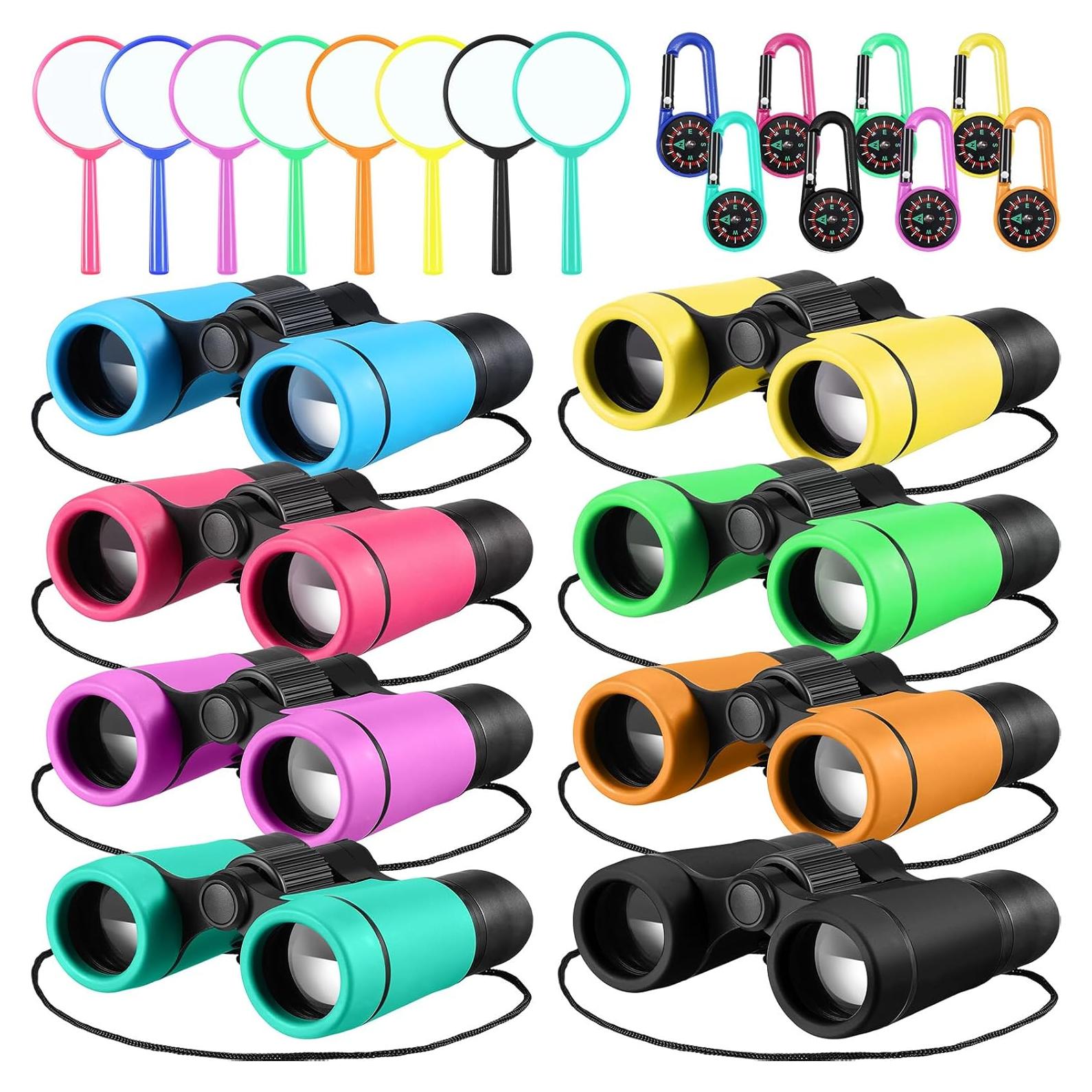 Binoculares para Niños Hiboom 4x30mm Plegables a Prueba de Golpes