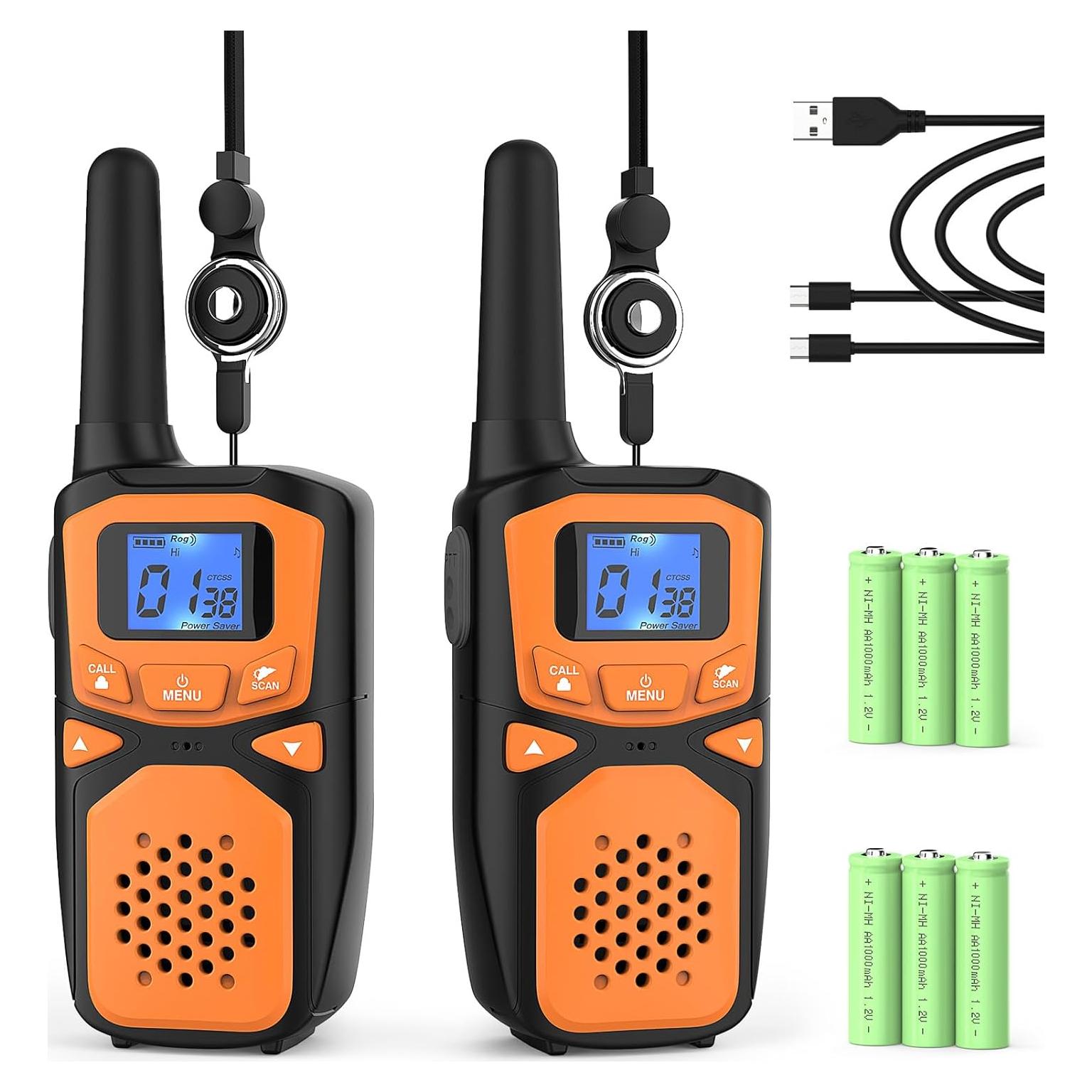 Walkie Talkies WokTok M900 2 Paquete Recargables 22 Canales