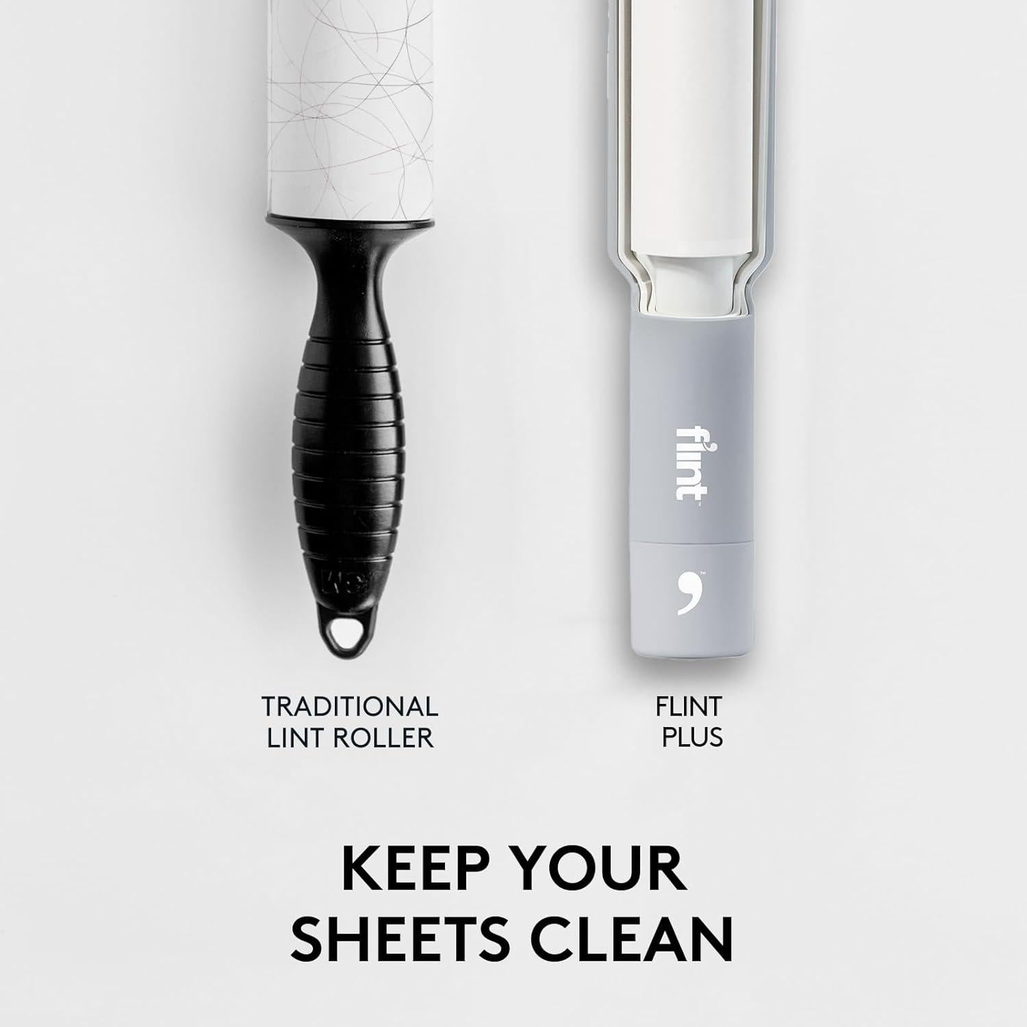 Rodillo Retráctil para Pelusa Flint XL 140 Hojas Gris