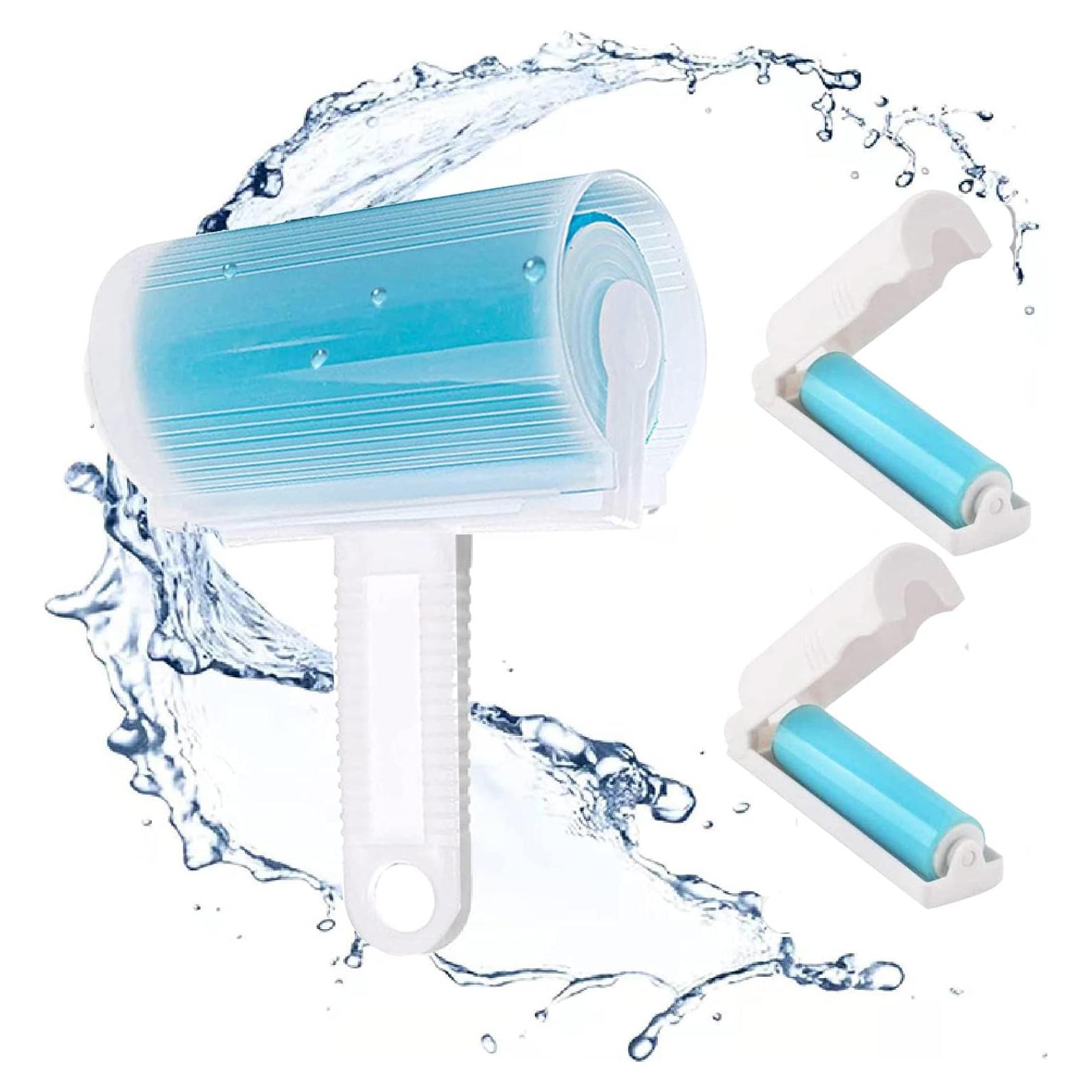 Rodillo Quitapelusas Lavable MINRGZEE 3 Paquetes para Mascotas