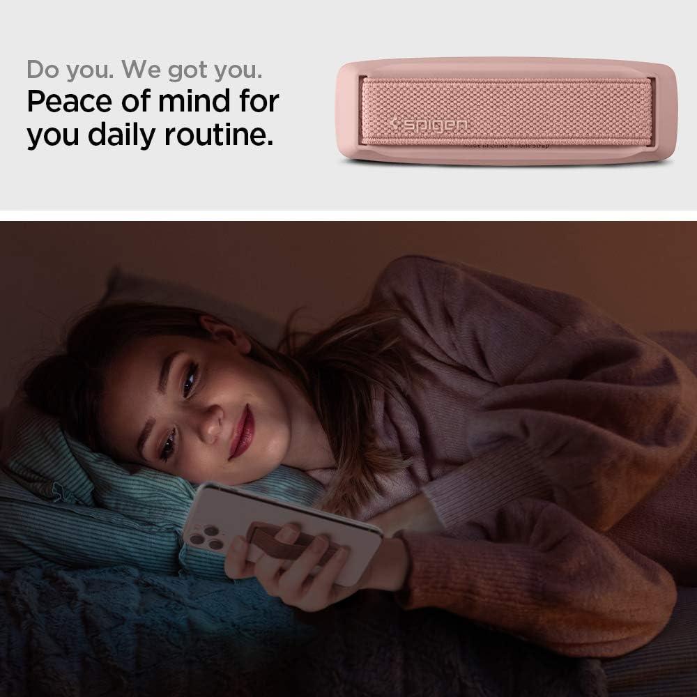 Agarre Universal Spigen Flex Strap Oro Rosa para Smartphone