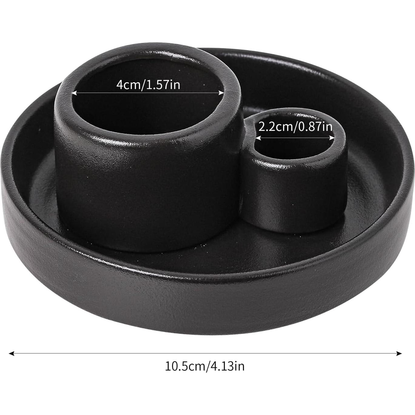 Soporte de Cerámica para Palo Santo y Salvia HOCUROAY Negro