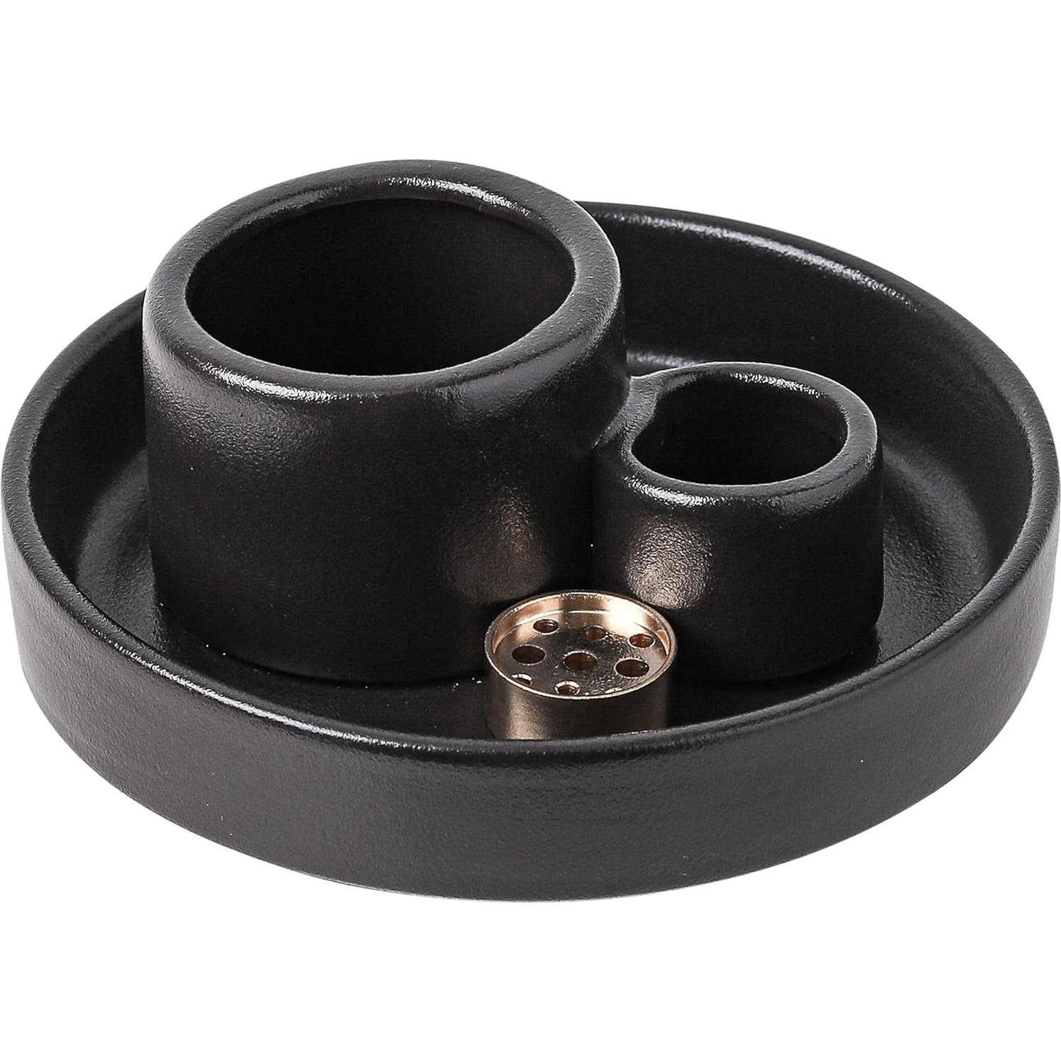Soporte de Cerámica para Palo Santo y Salvia HOCUROAY Negro