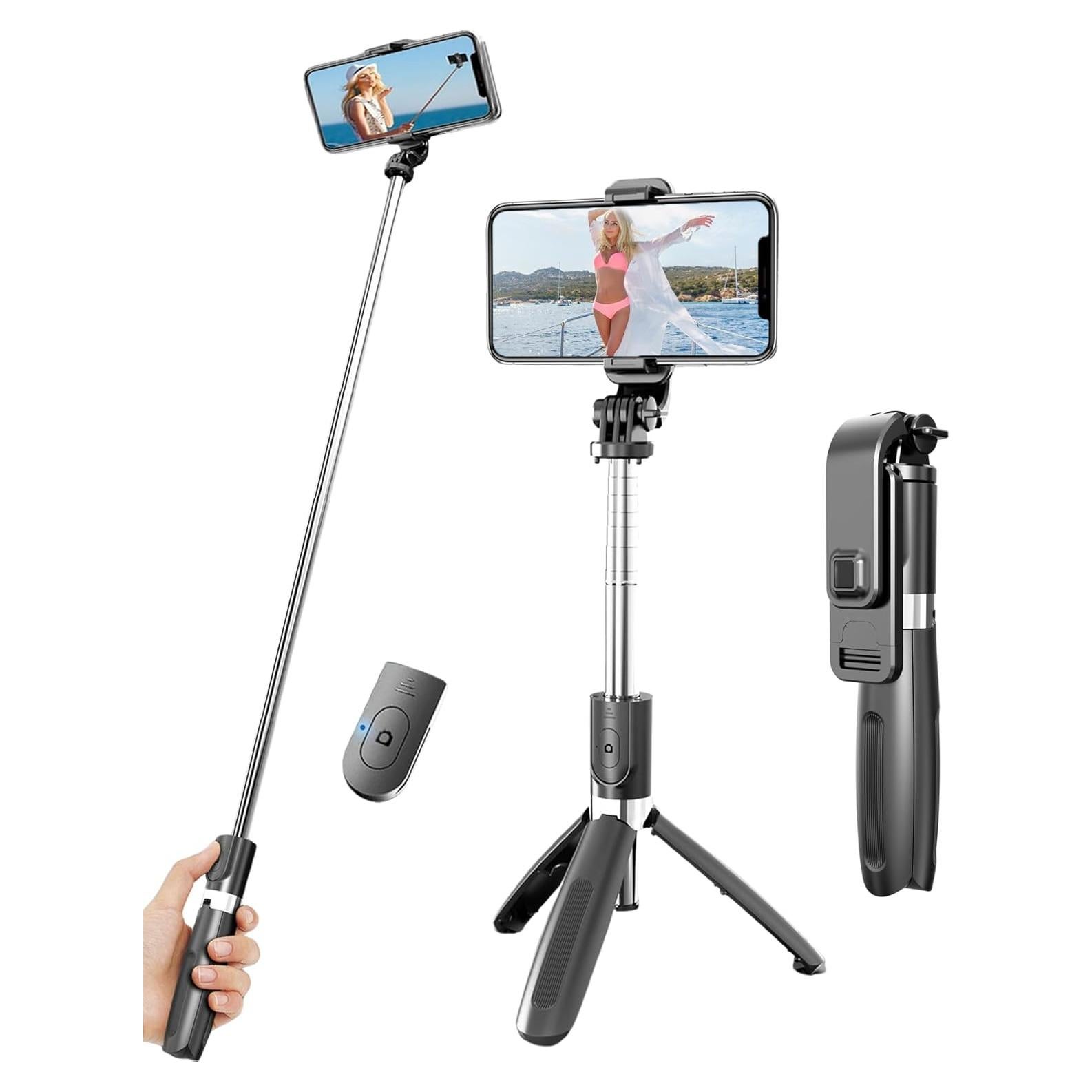 Trípode para Selfie BGJOY Extensible con Control Remoto 101.6 cm