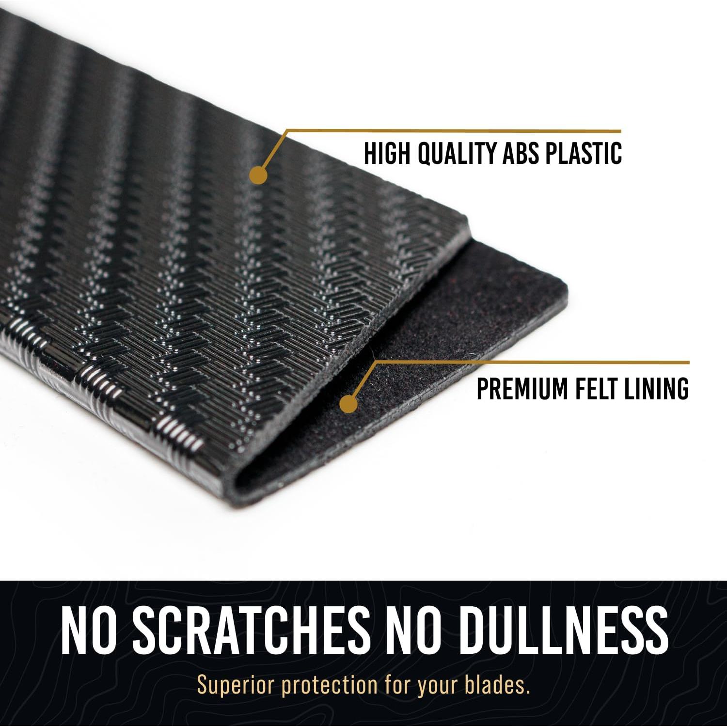 Fundas para cuchillos de cocina Bright Hobby 2 Pcs - 21.6 y 30.9 cm