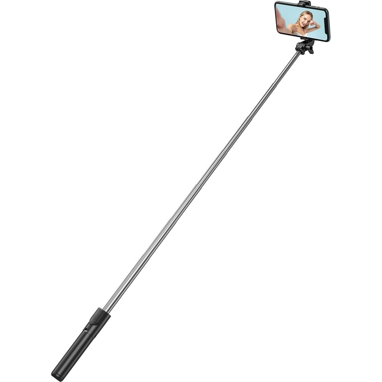 Palo de Selfie Trípode Tianle Extensible 19-102 cm Negro