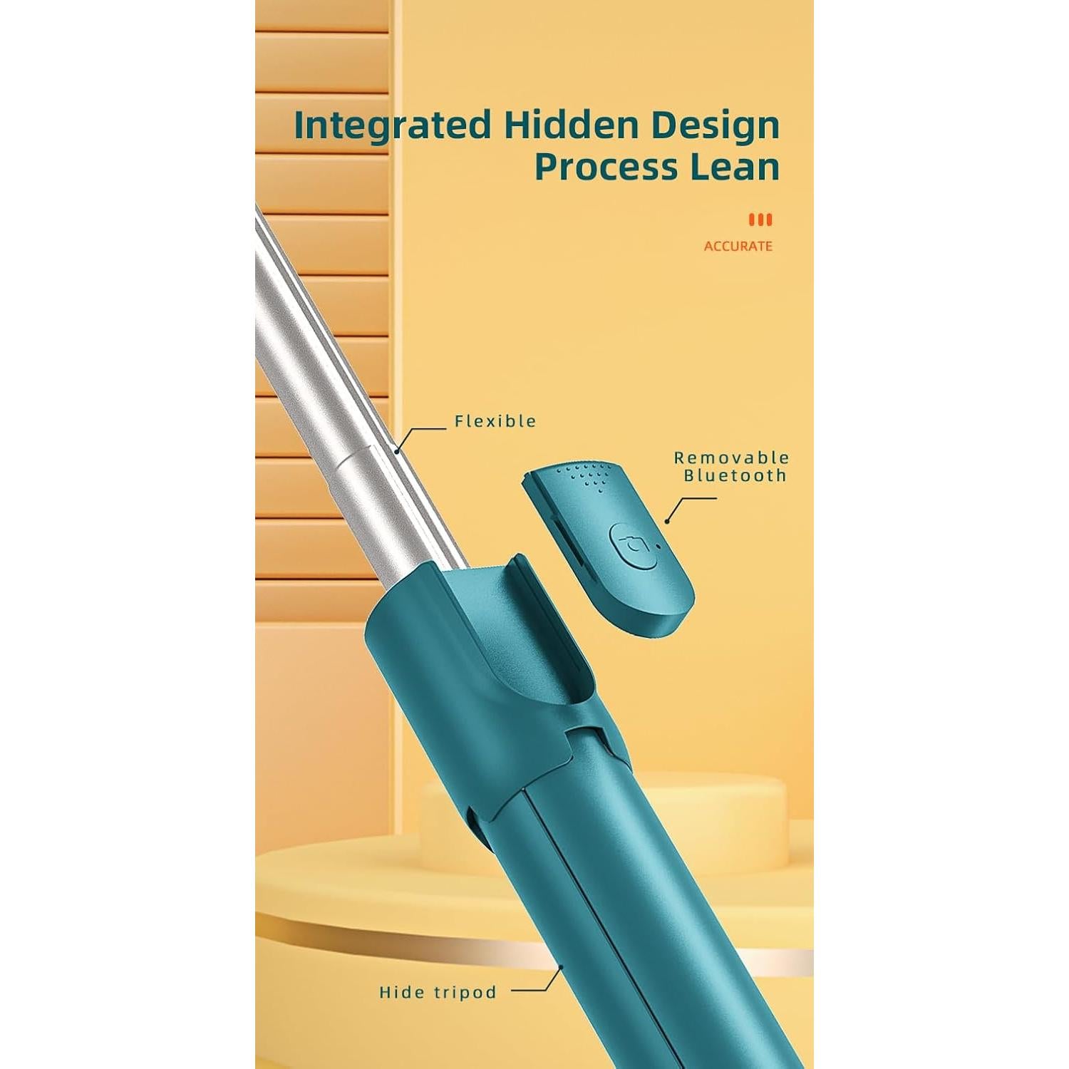 Palo de Selfie Trípode Tianle Extensible 19-102 cm Negro