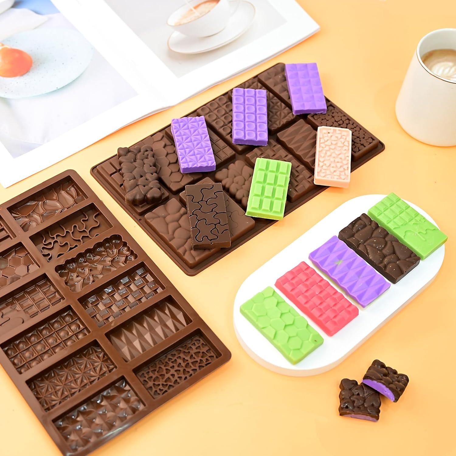 Molde de Chocolate Antiadherente SIQINZONGWA 12 en 1