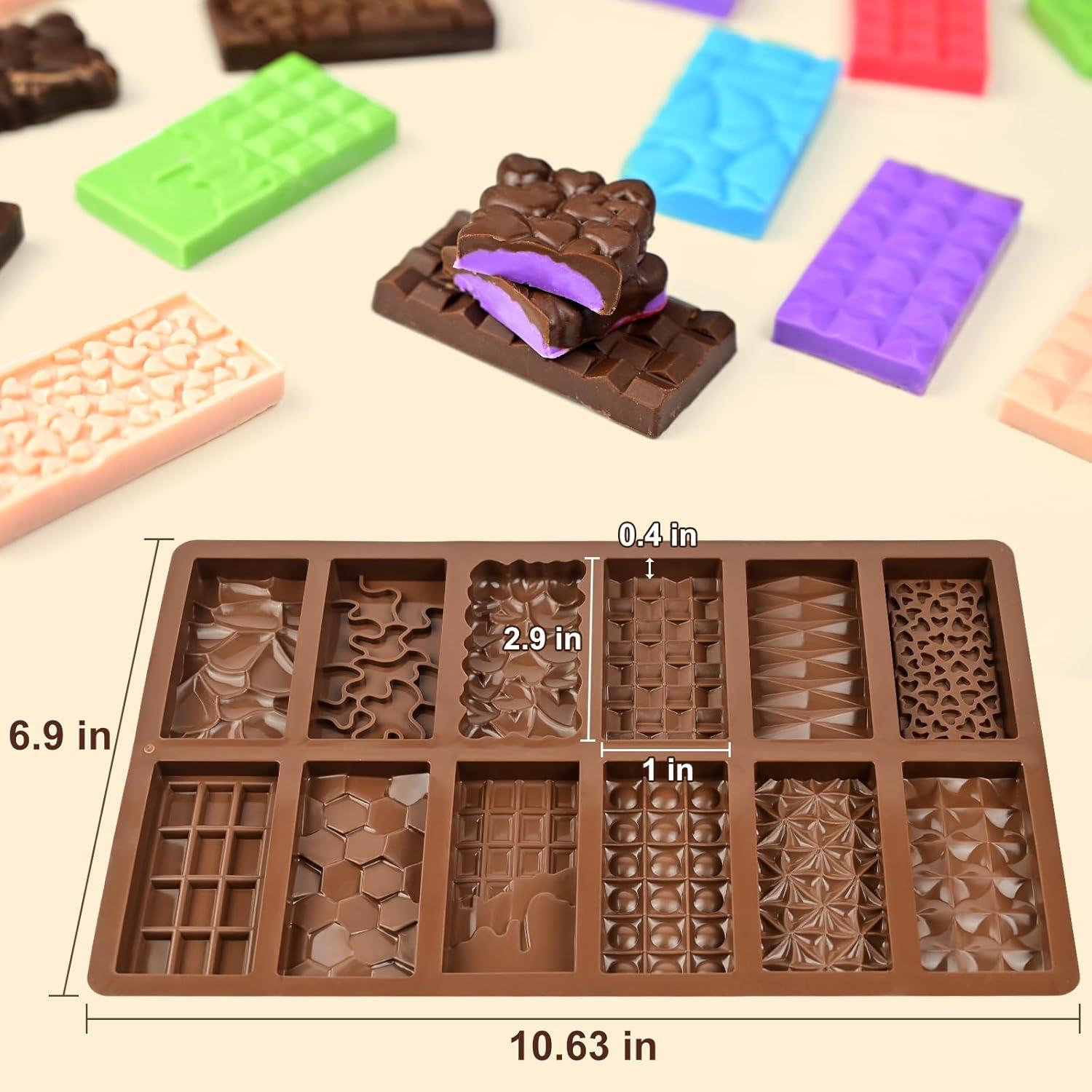 Molde de Chocolate Antiadherente SIQINZONGWA 12 en 1