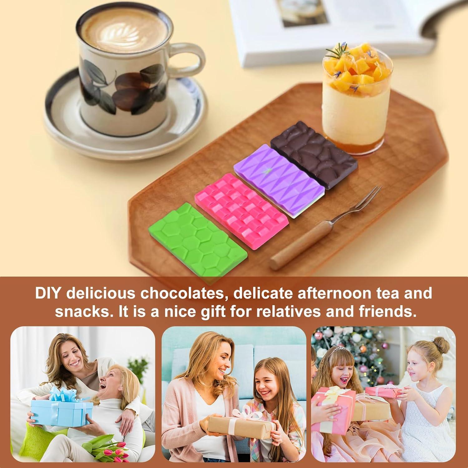 Molde de Chocolate Antiadherente SIQINZONGWA 12 en 1